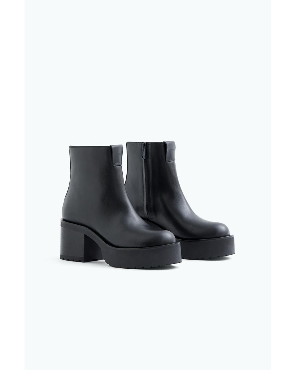 Filippa K White Round Toe Ankle Boots