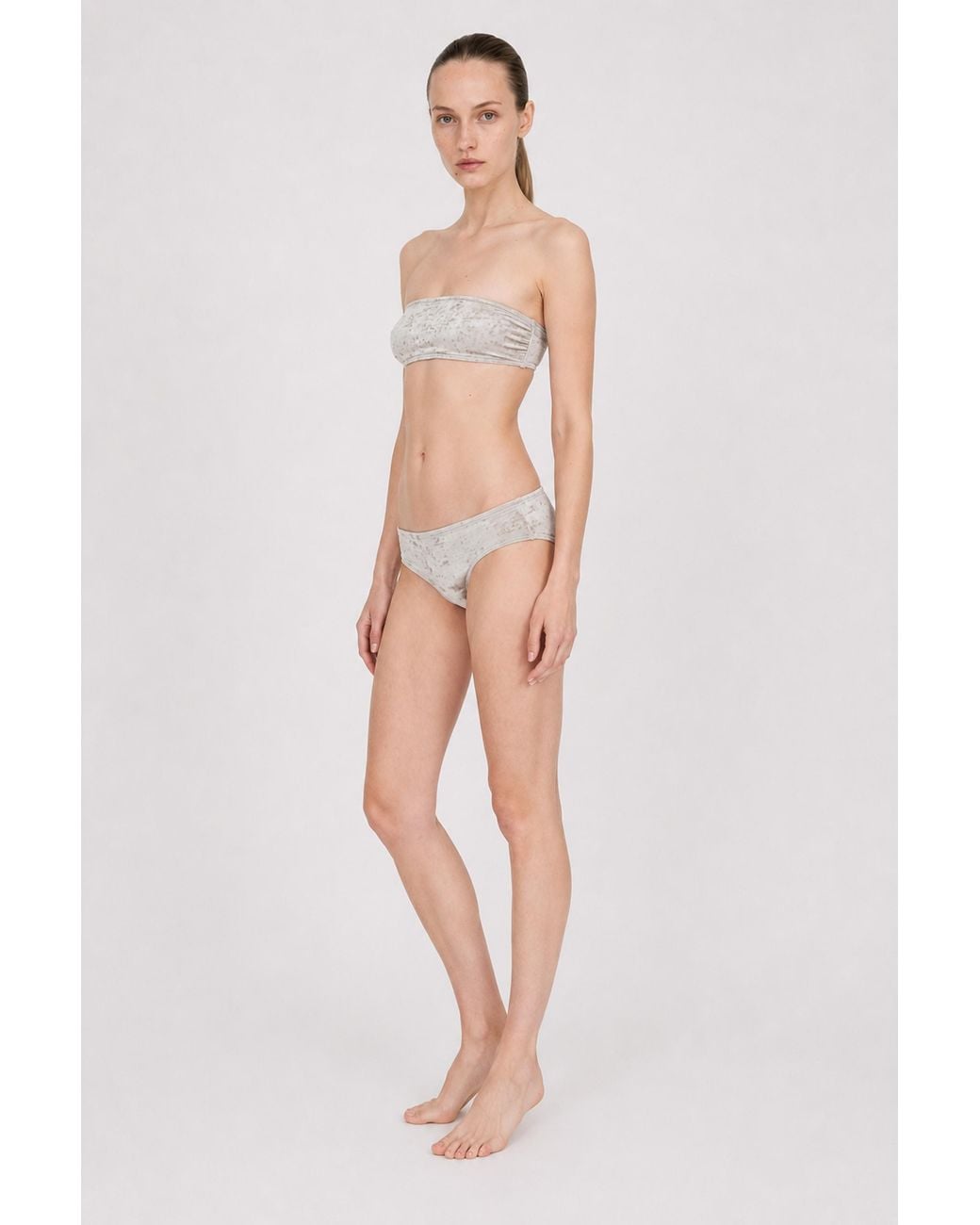 Filippa K White Velvet Hipster Swim Briefs