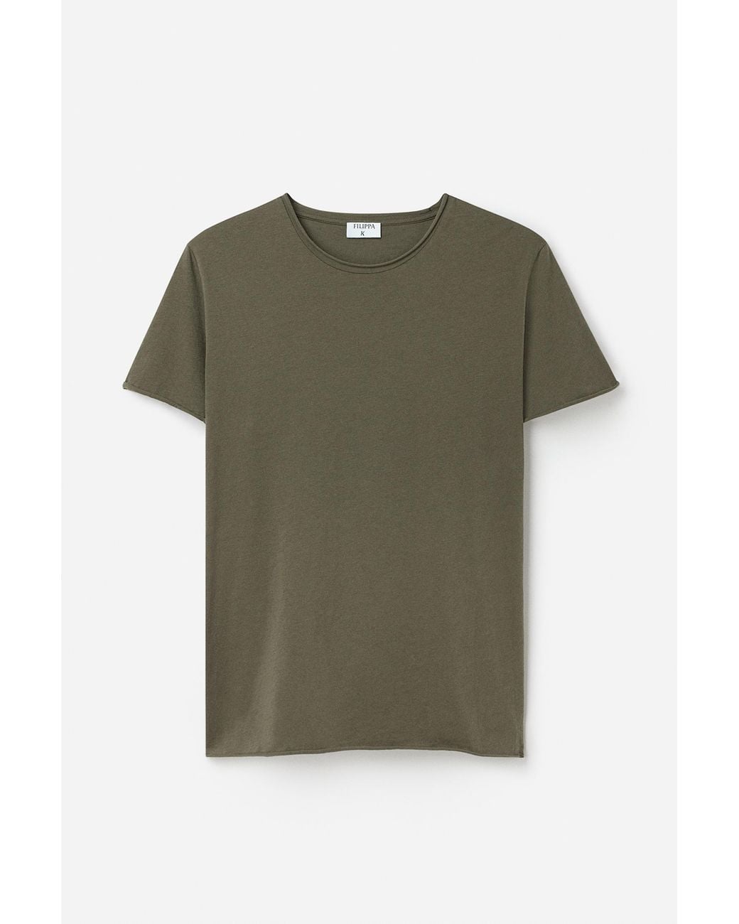 Filippa K Green Roll Neck Tee for men