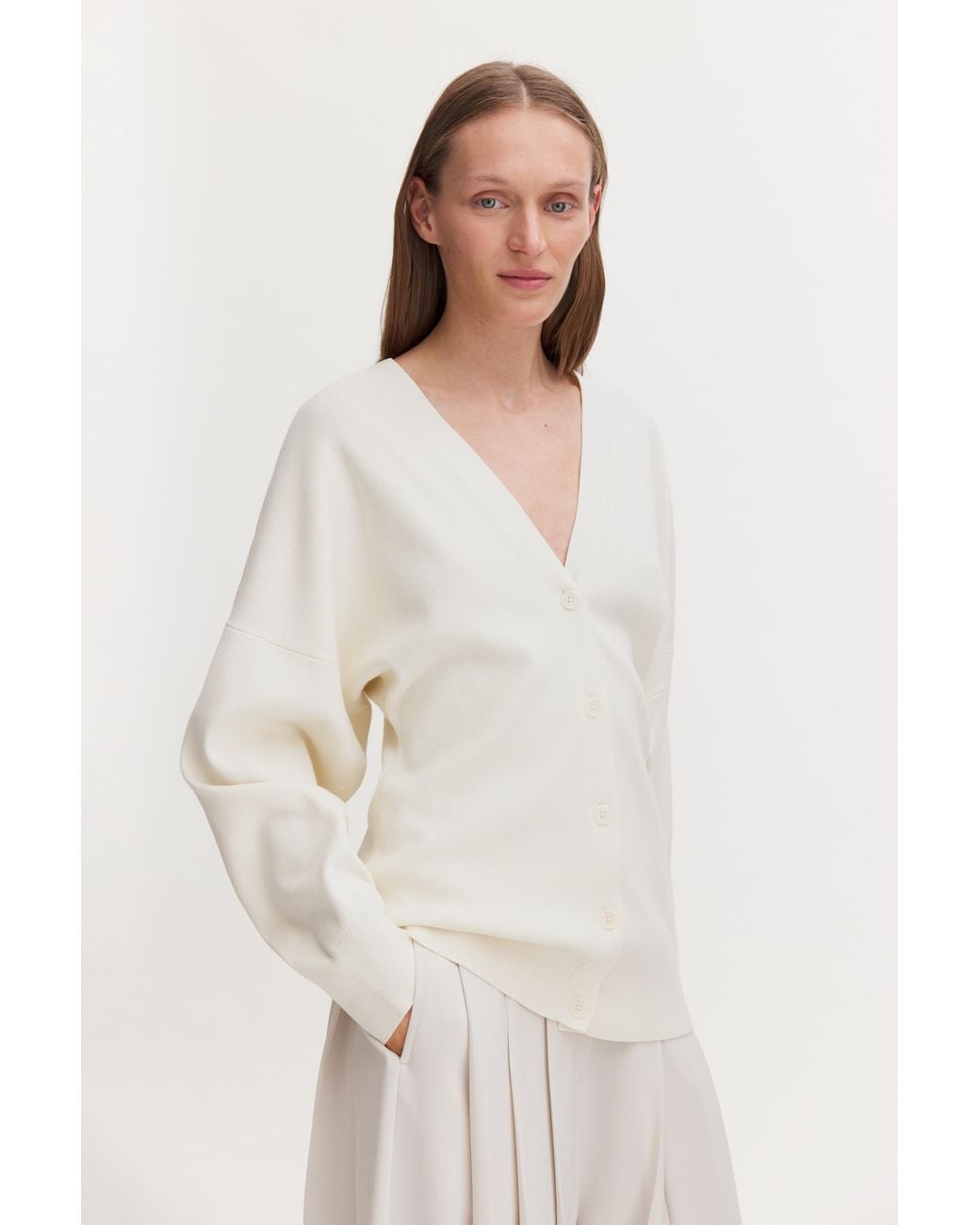 Filippa K White Hourglass Cardigan