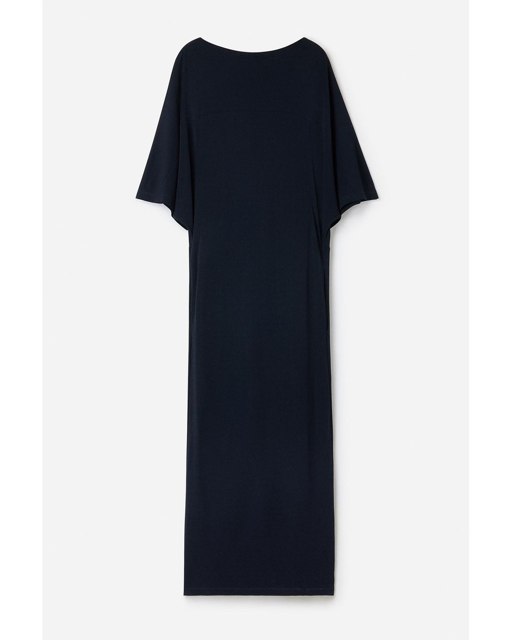 Filippa K Blue Crepe Jersey Batwing Dress
