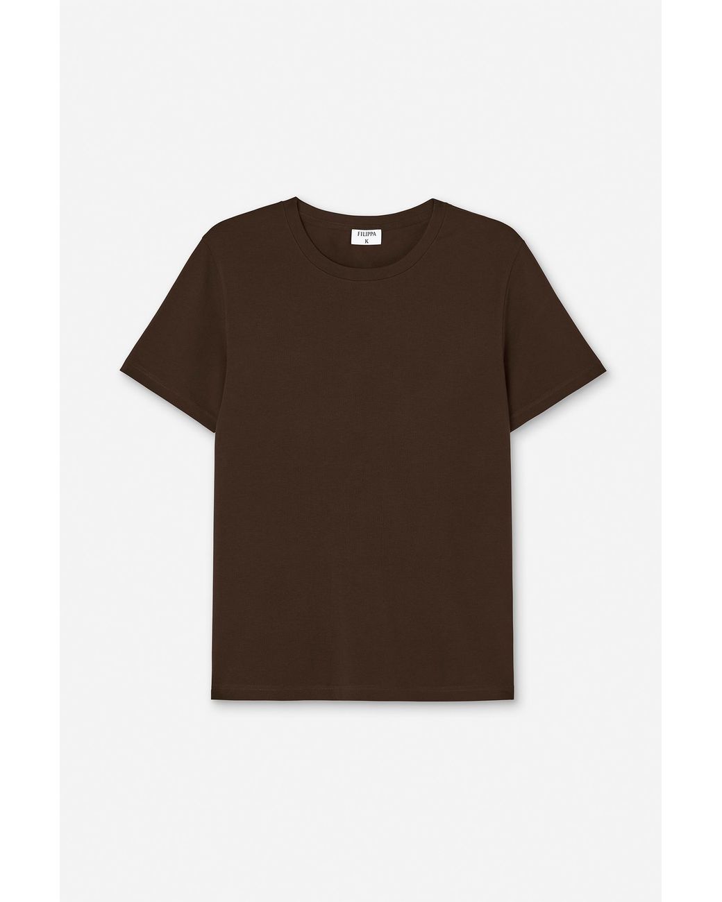 Filippa K Brown Stretch Cotton Tee for men