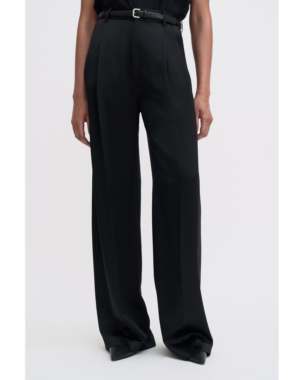 Filippa K Blue Darcey Satin Trousers