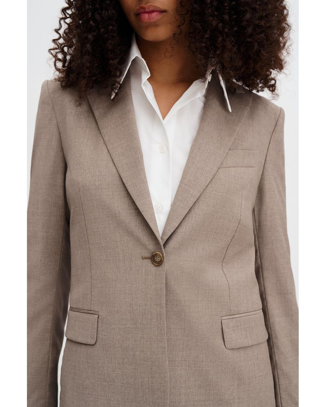 Filippa K Gray Sasha Cool Wool Blazer