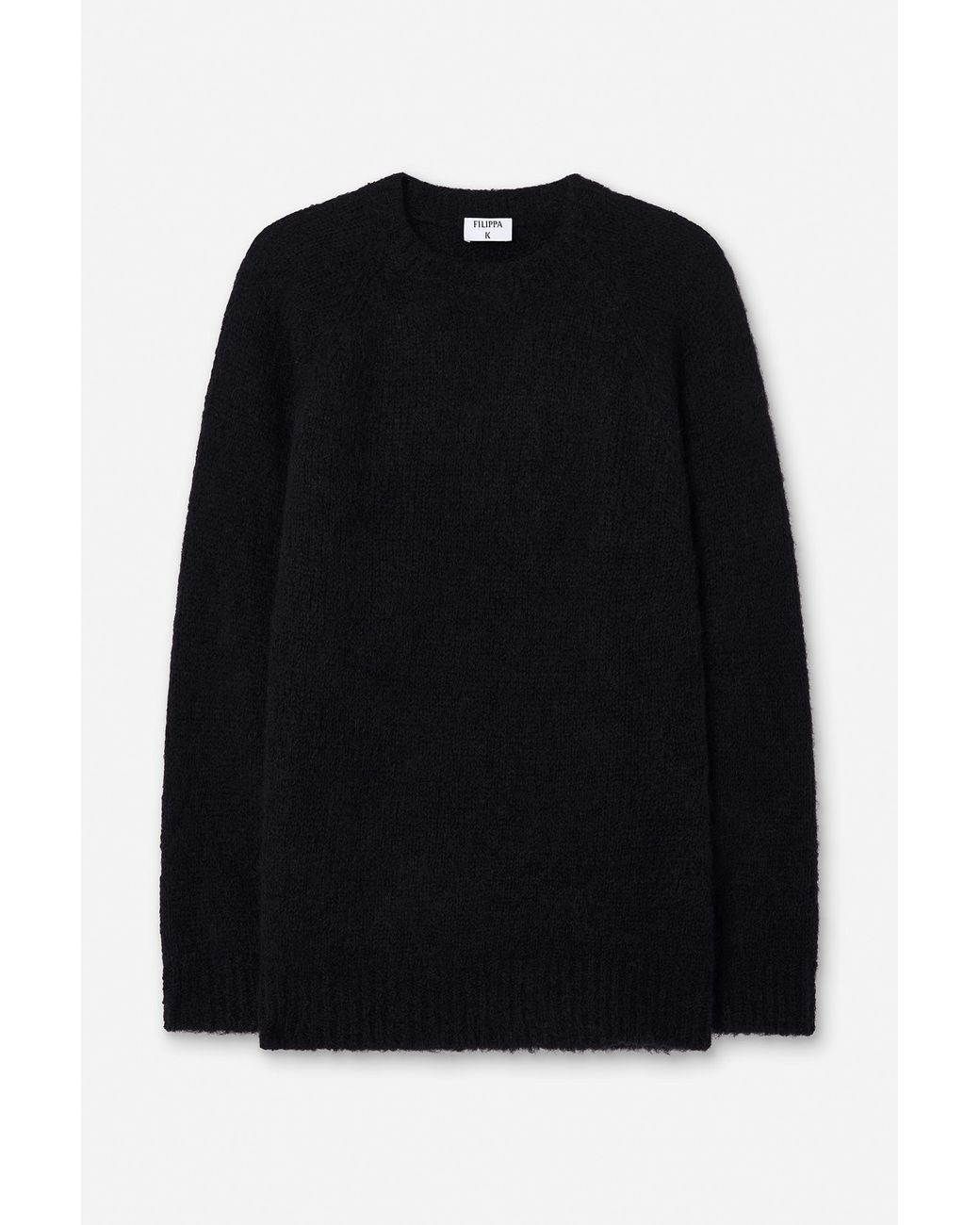 Filippa K Black Hairy Alpaca Sweater