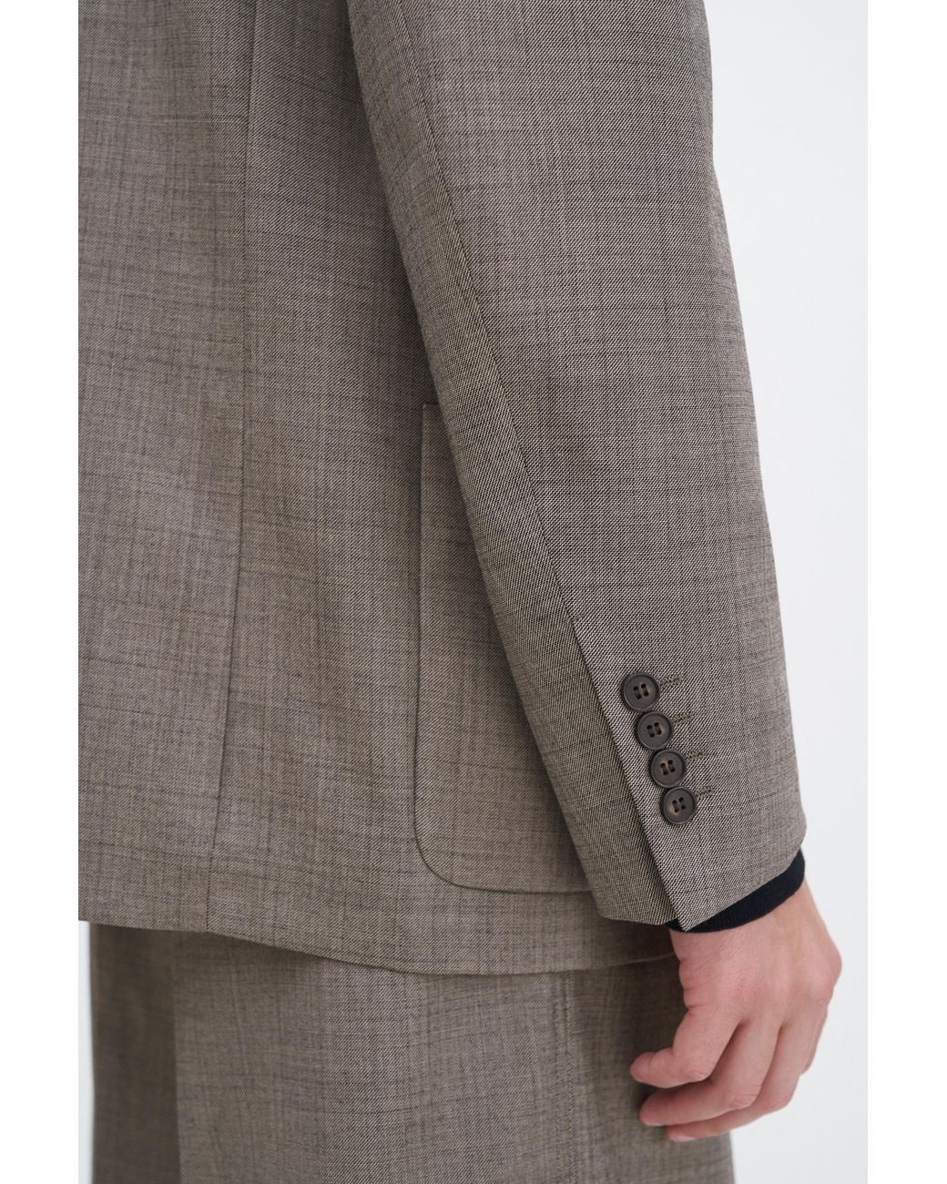 Filippa K Gray Wool Blend Patch Pocket Blazer for men