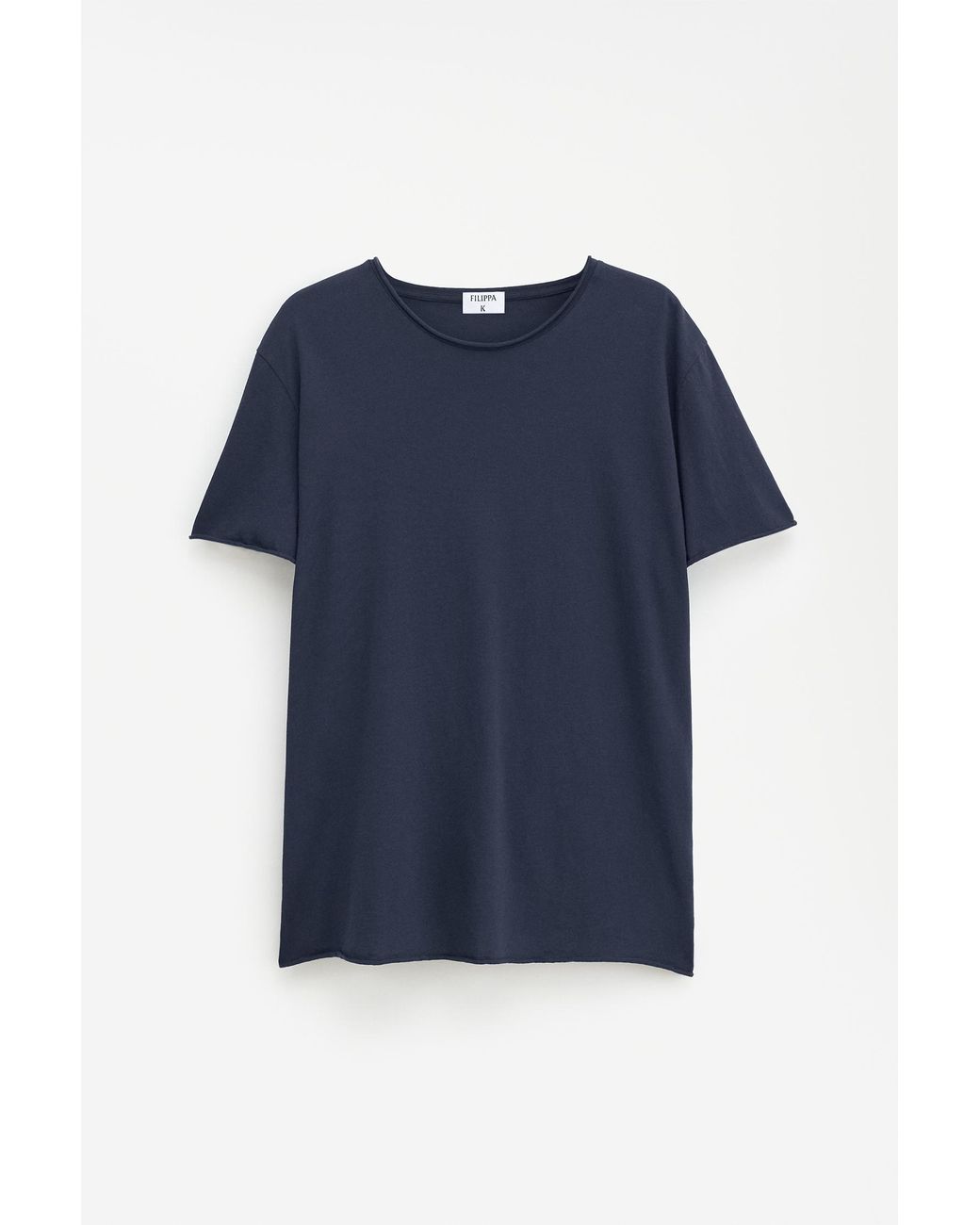 Filippa K Blue Roll Neck Tee for men