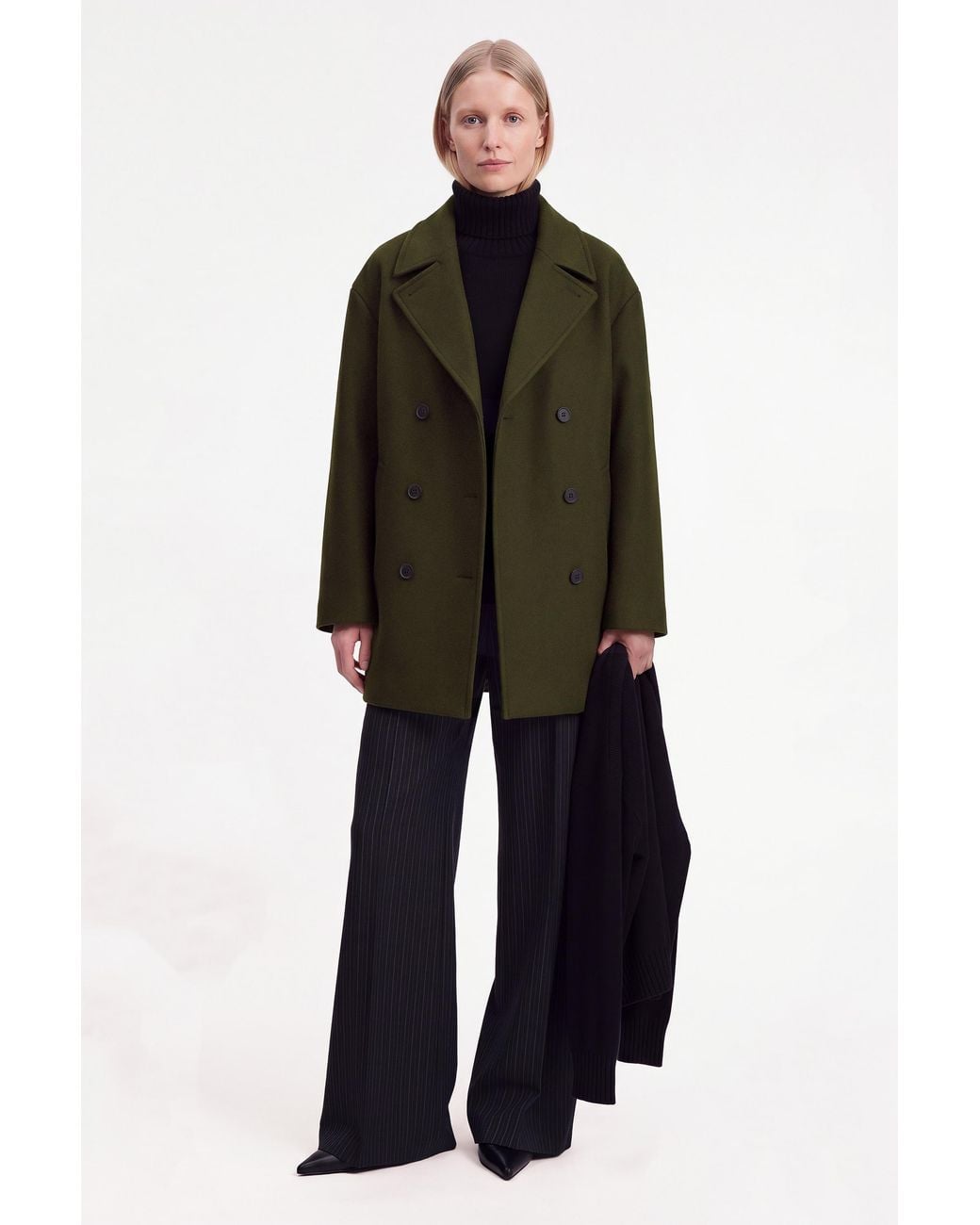 Filippa K Black Amelia Doublé Peacoat