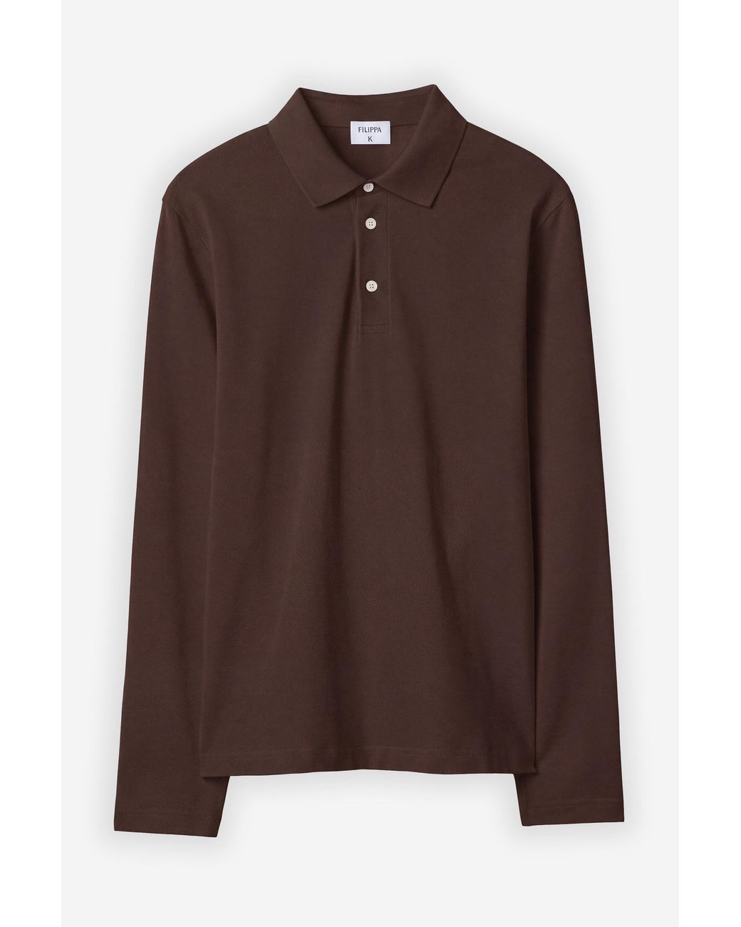 Filippa K Brown Luke Stretch Polo Shirt for men