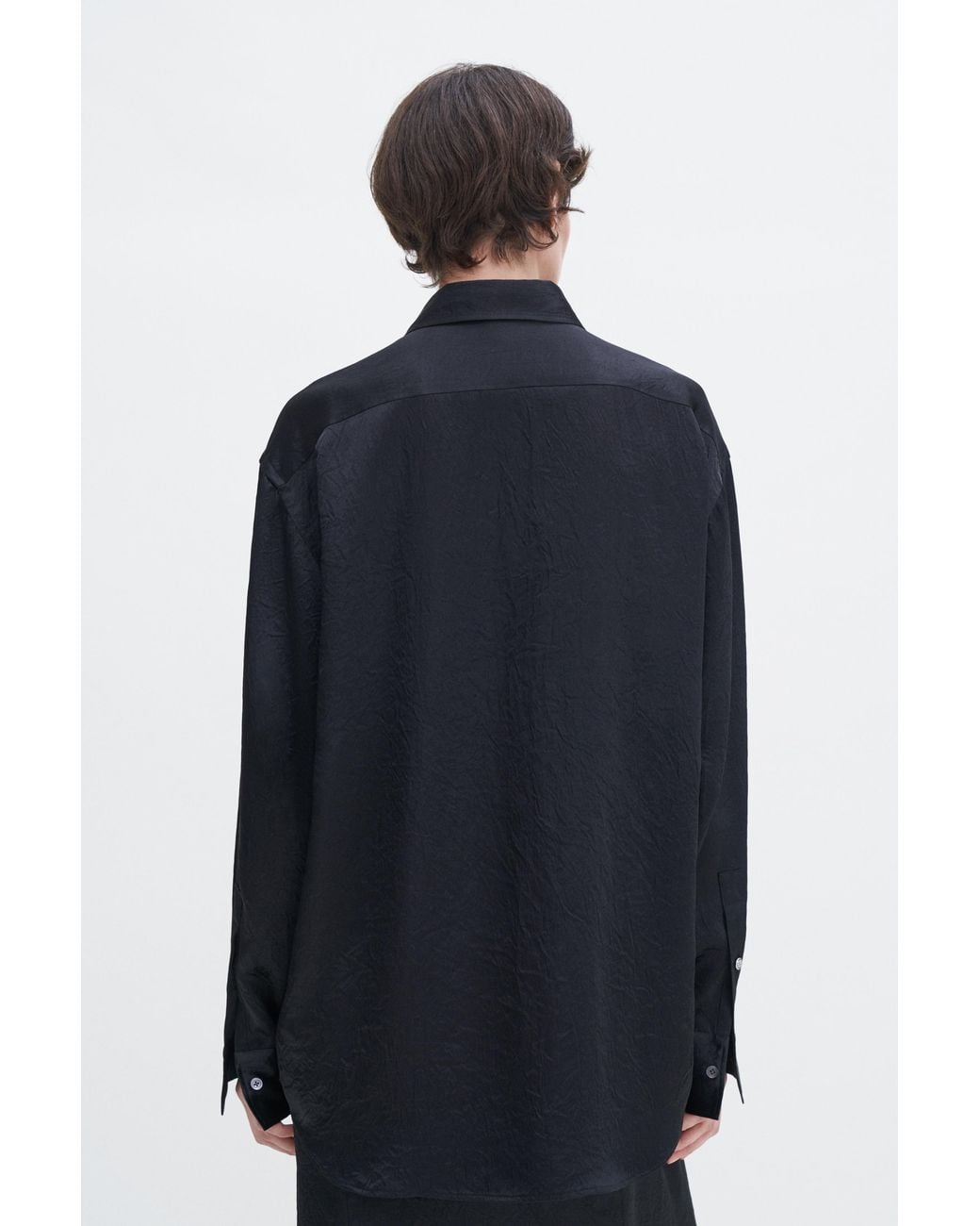 Filippa K Blue Crinkle Shirt