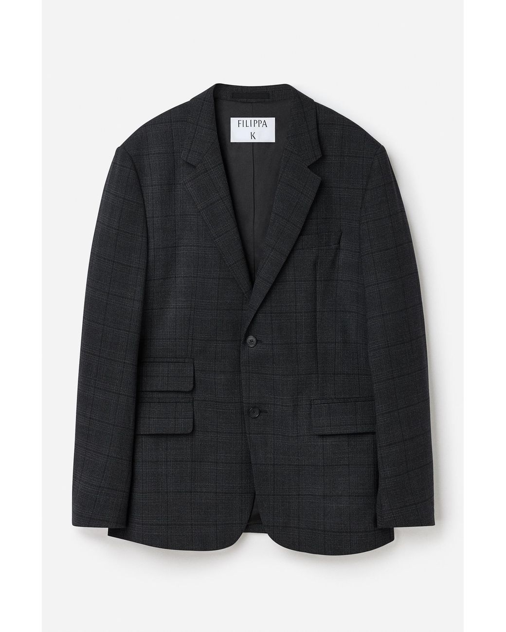 Filippa K Blue Cary Check Blazer for men