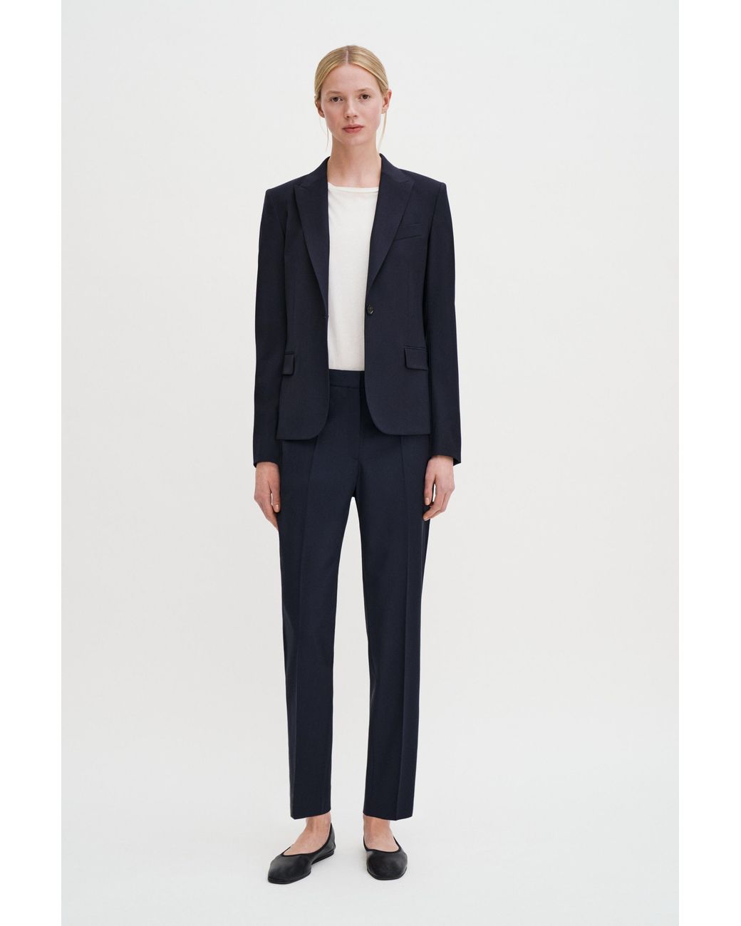 Filippa K Blue Sasha Cool Wool Blazer