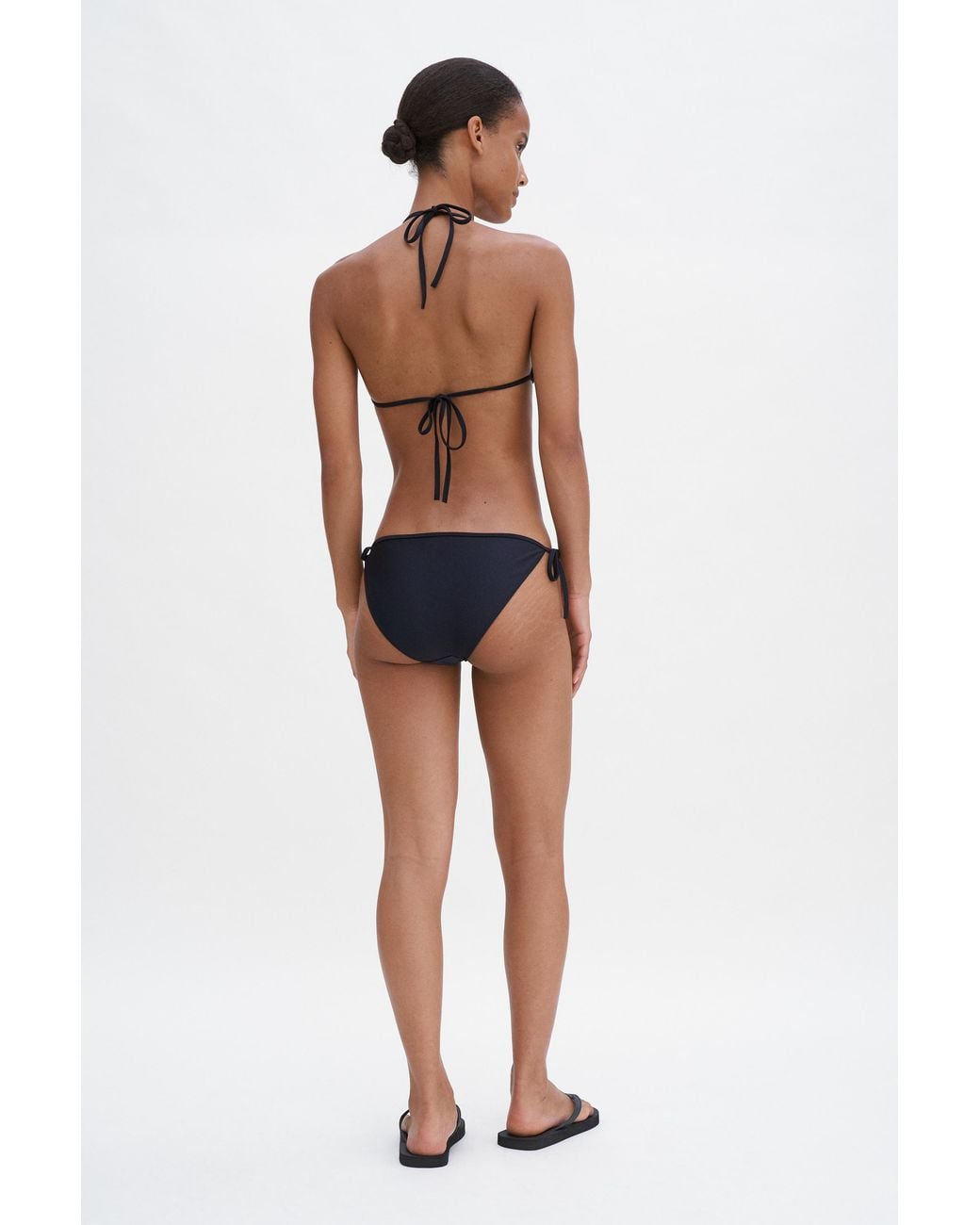 Filippa K White Triangle Bikini Top