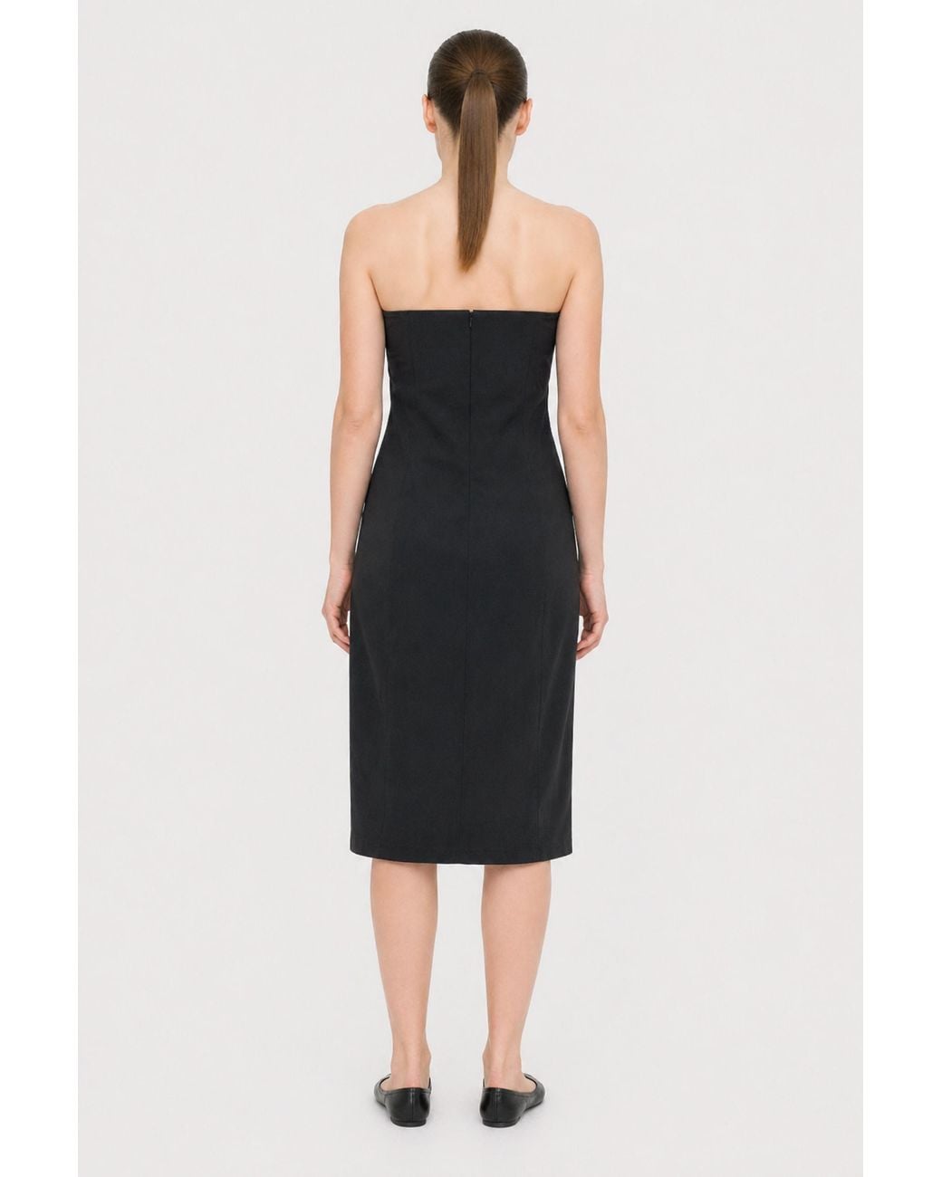 Filippa K Blue Tailored Tube Dress