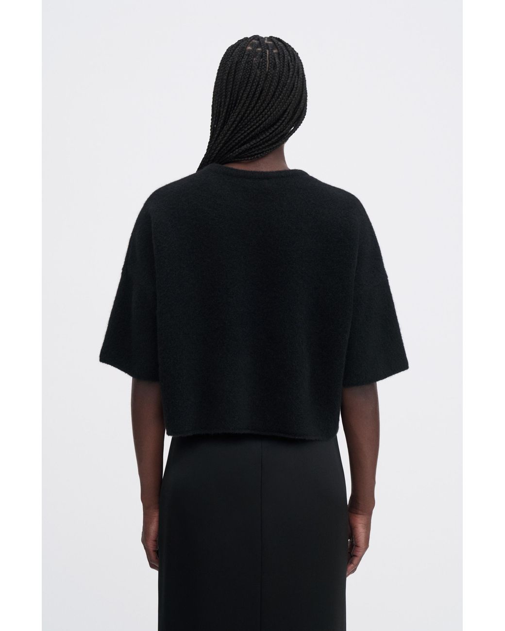 Filippa K Blue Wool Yak Tee
