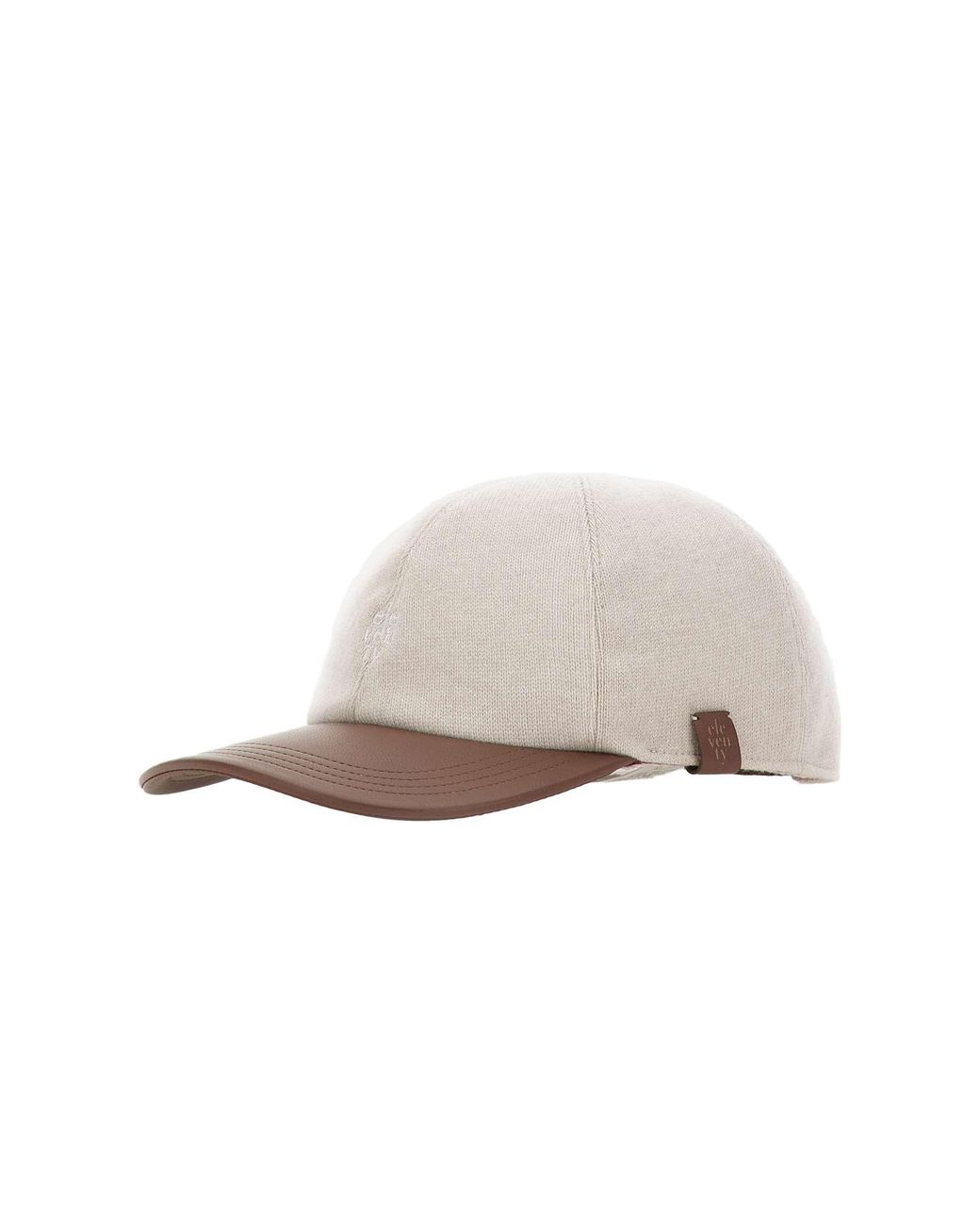 Cappello Da Baseball Con Visiera di Eleventy in White da Uomo
