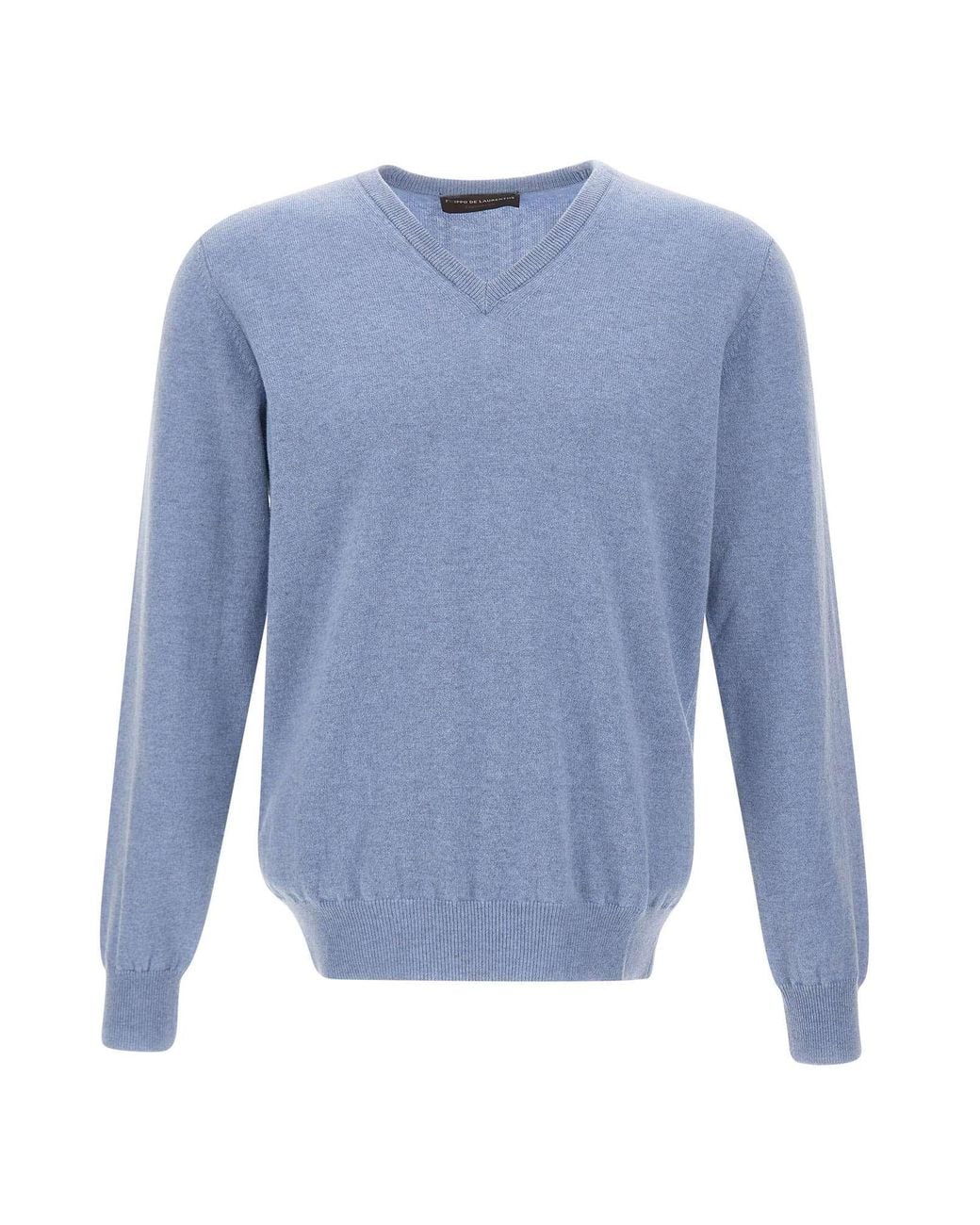 Pullover di FILIPPO DE LAURENTIIS in Blue da Uomo