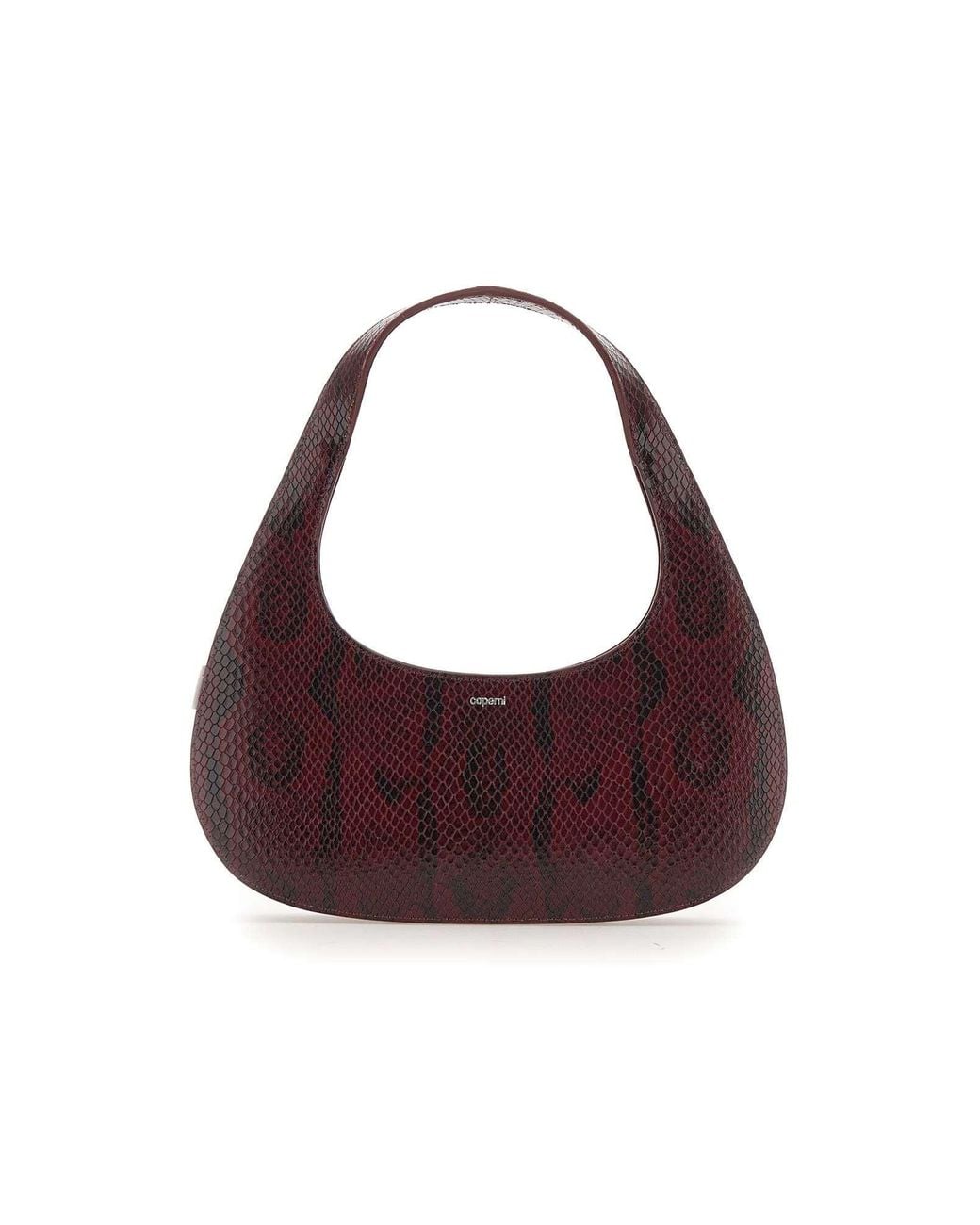 Borsa A Mano "Loop Swipe" di Coperni in Brown