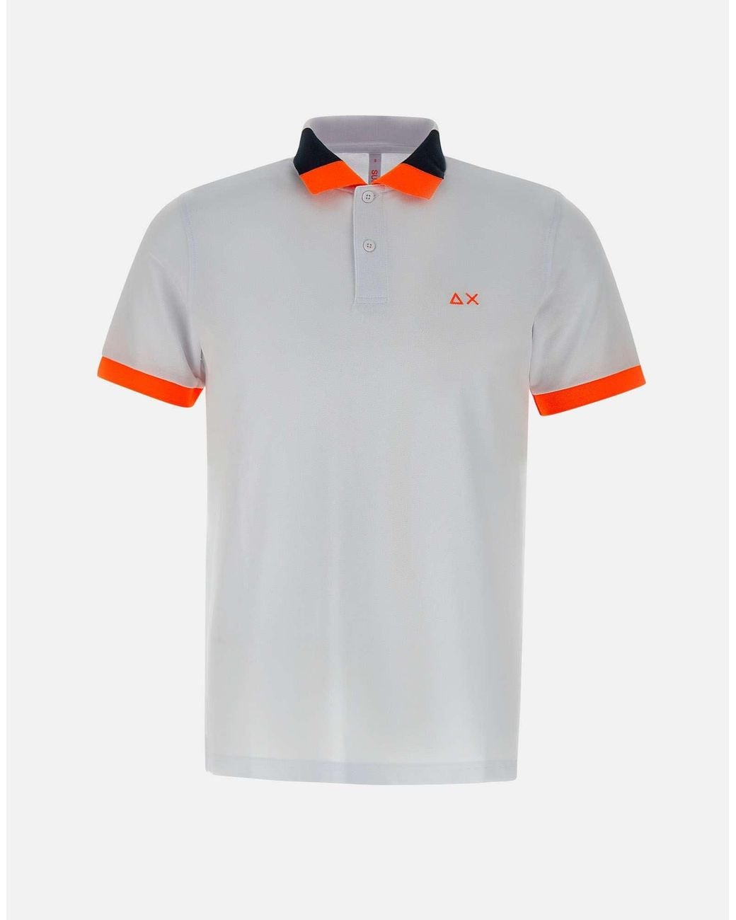 "Polo Fluo" di Sun 68 in White da Uomo