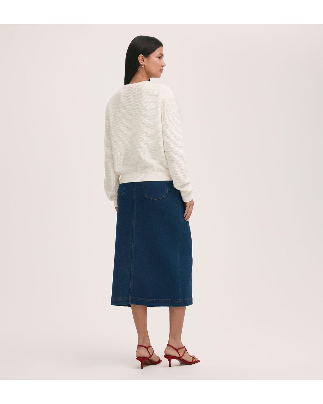 Finery London White Saskia Button Up Cotton Cardigan