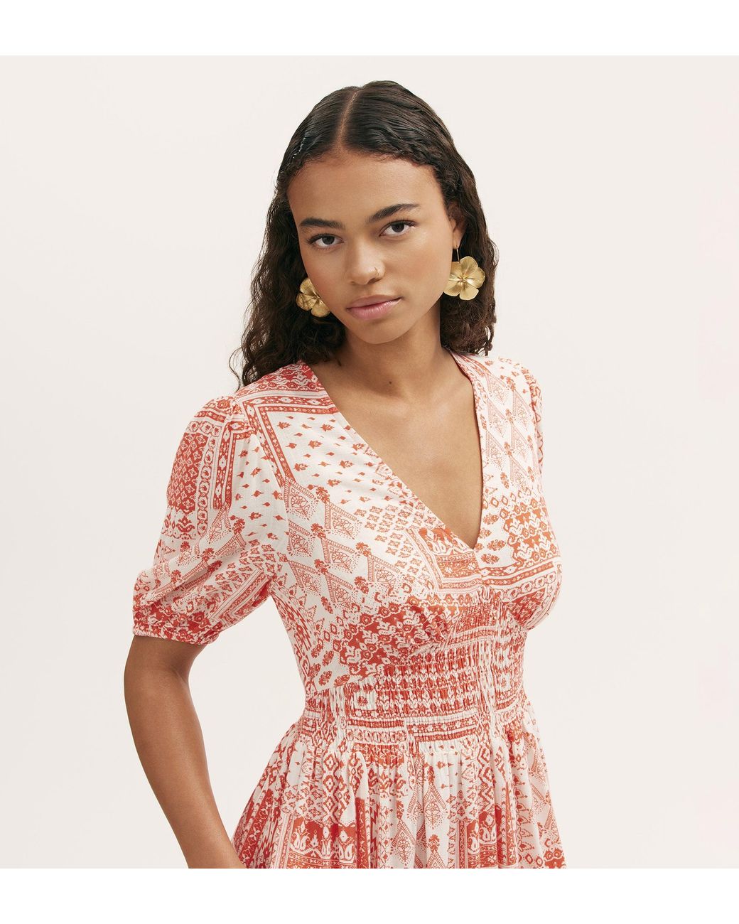 Finery London Pink Kiara Midi Dress