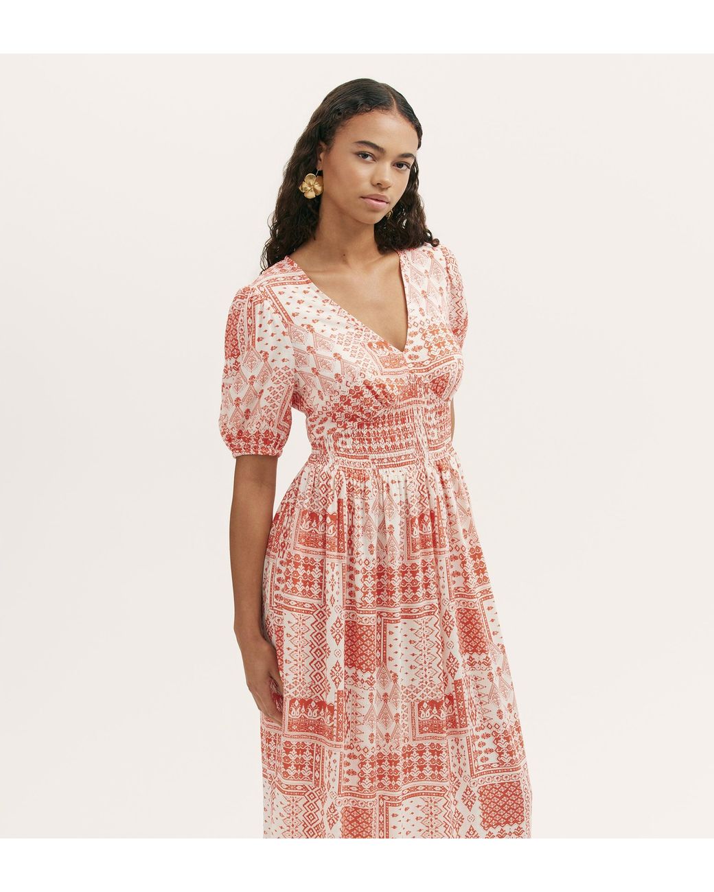 Finery London Pink Kiara Midi Dress