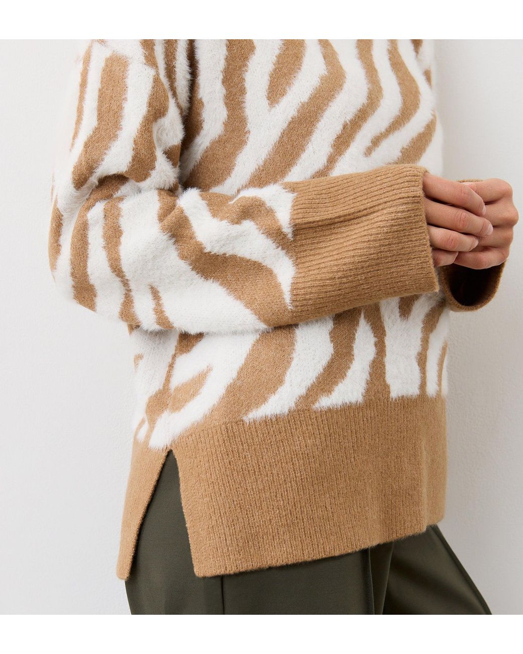 Finery London Natural Tully Knitted Jumper