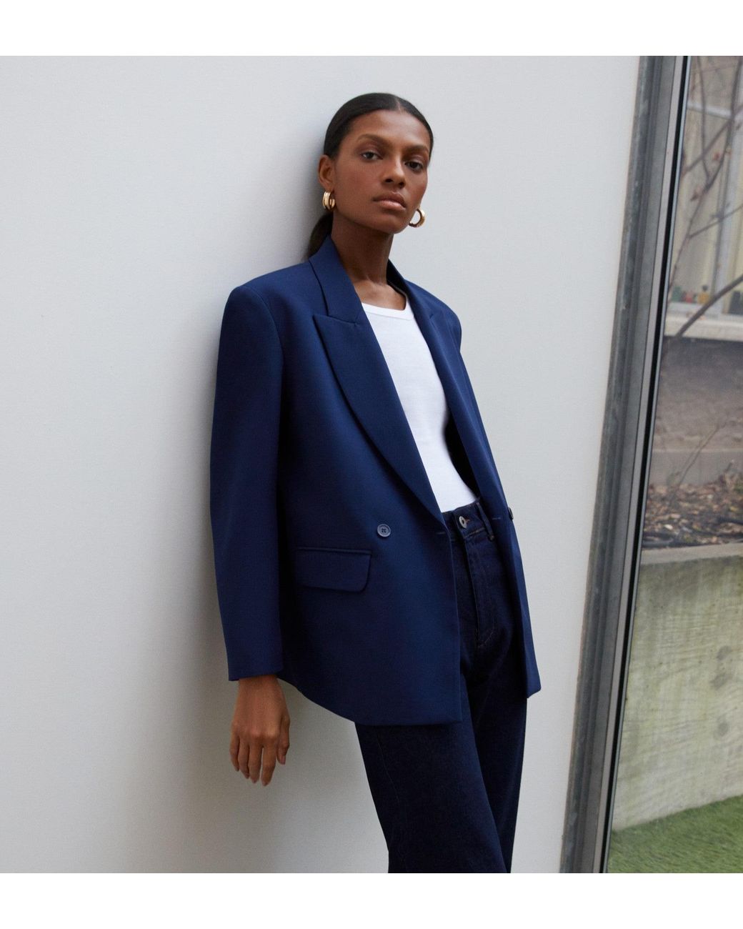 Finery London Blue Maeve Jacket