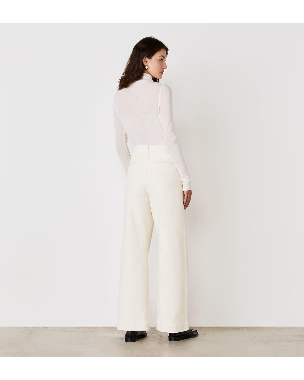 Finery London White Tally Denim Jeans
