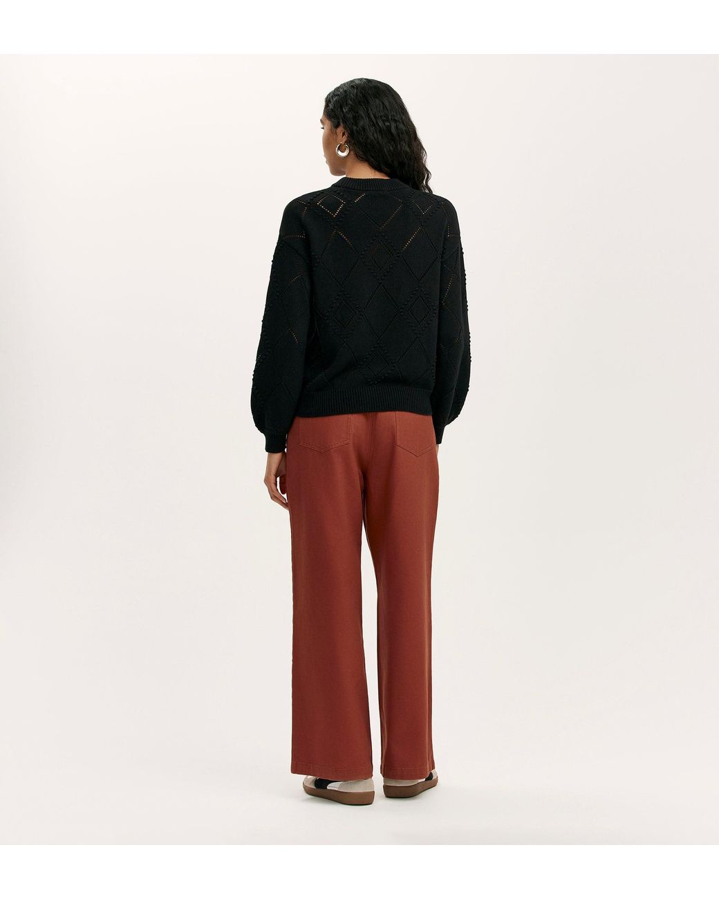 Finery London Black Odette Knitted Jumper