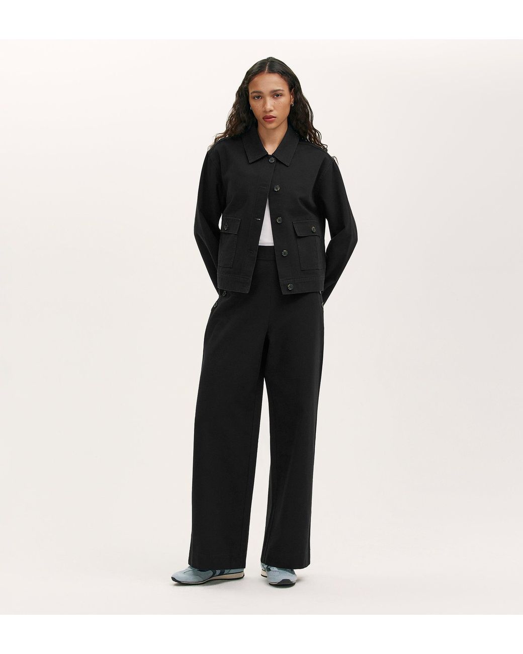 Finery London Black Kelsie Canvas Jacket