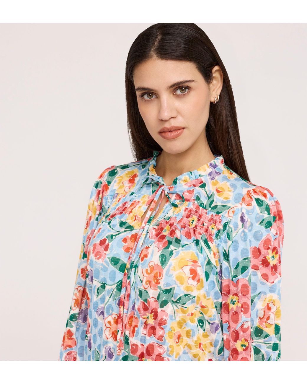 Finery London White Lizzie Jersey Blouse