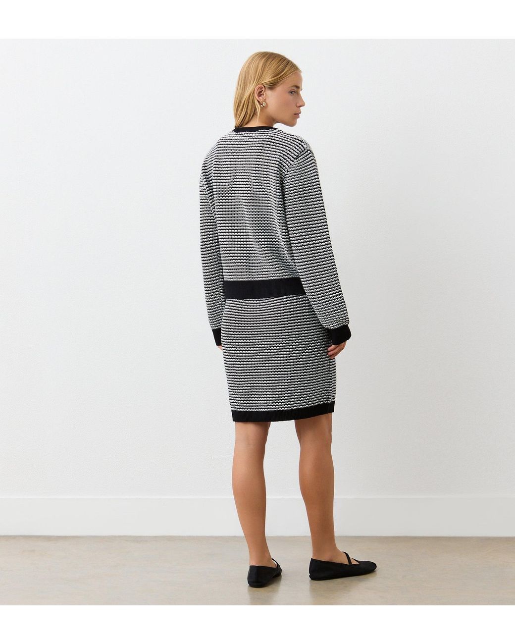 Finery London Gray Emery Knitted Cardigan