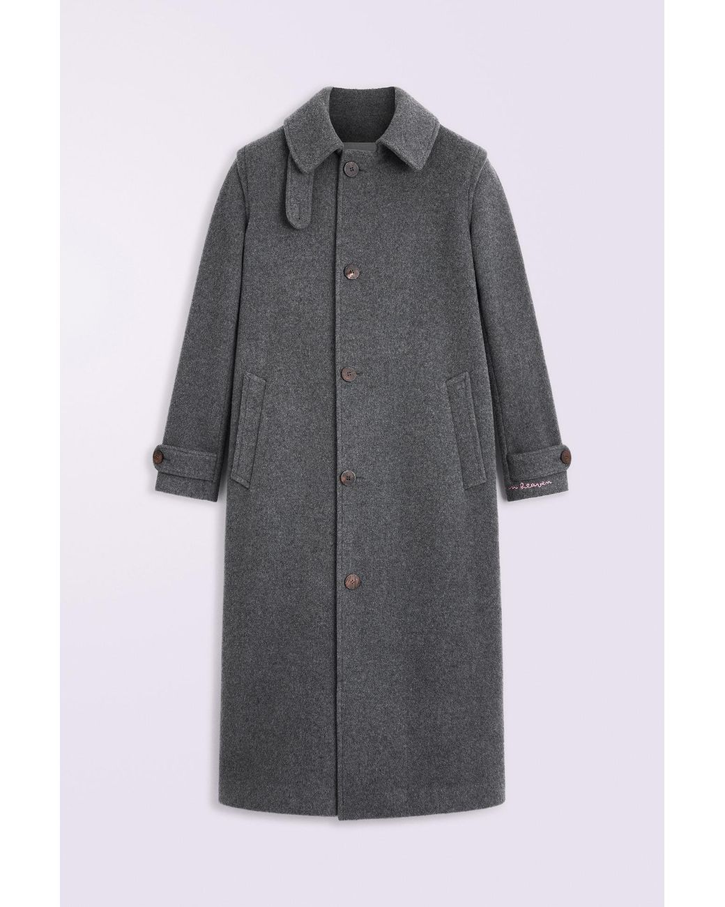 Fiorucci Gray Popsicle Loden Coat