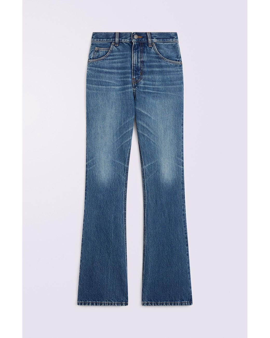 Fiorucci Blue Low Rise Flare Jeans Mid for men