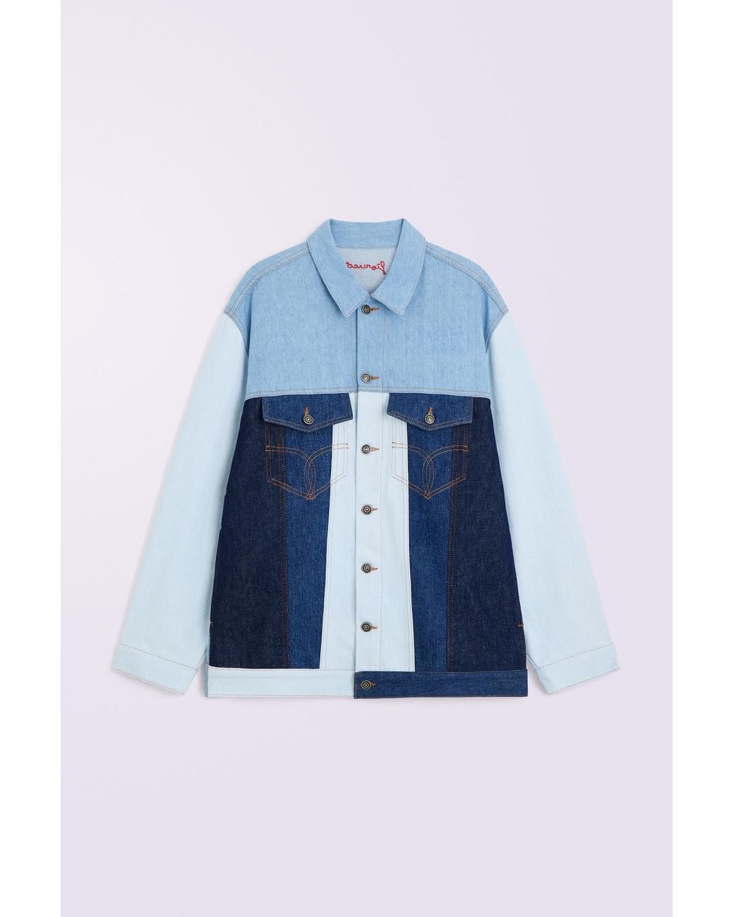 Fiorucci Blue Cupid Denim Jacket Multi for men