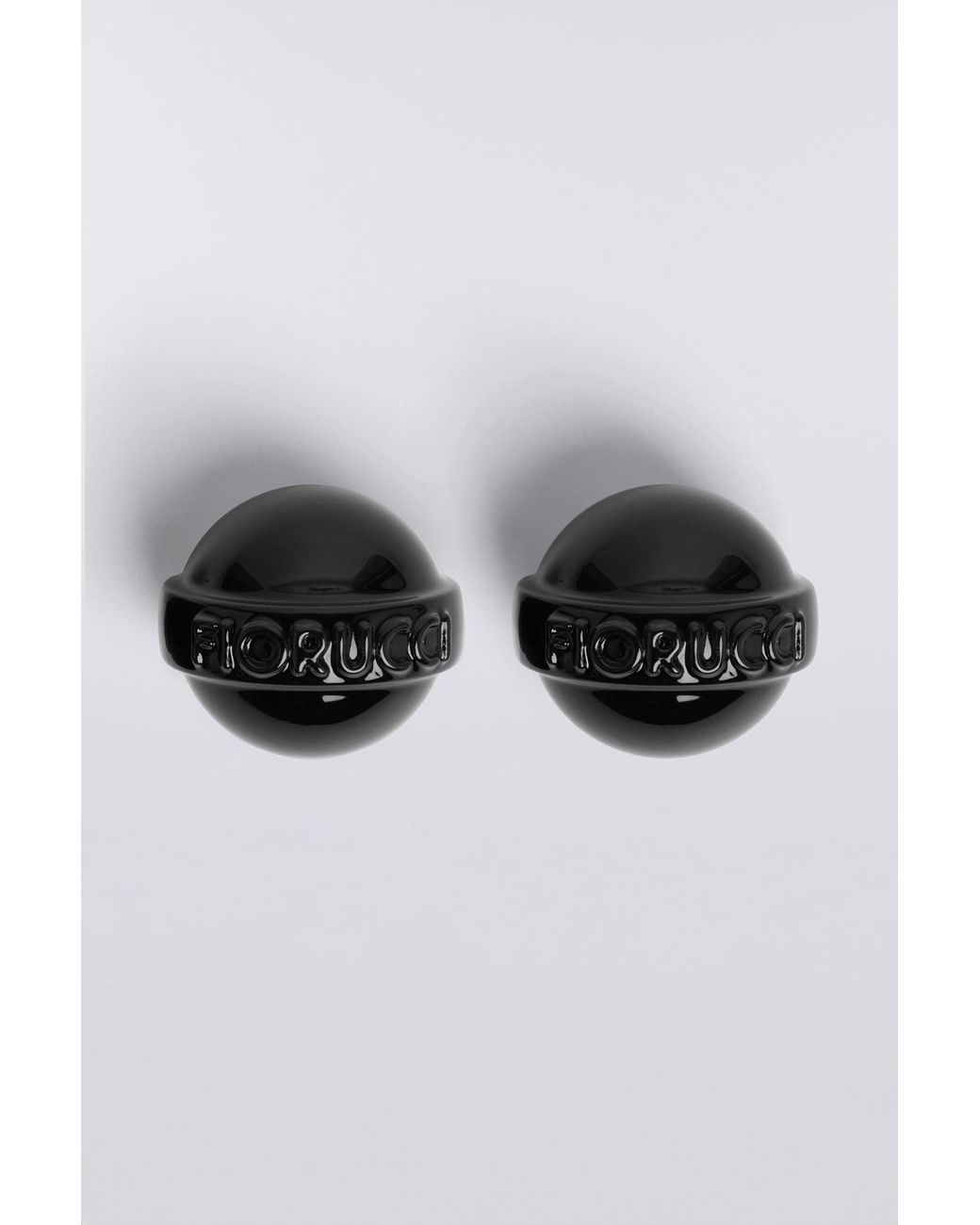 Fiorucci Gray Lollipop Earrings