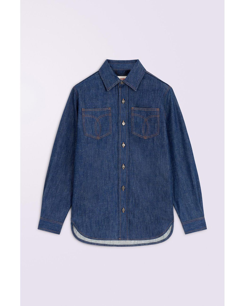 Fiorucci Blue Denim Overshirt Rinse Wash