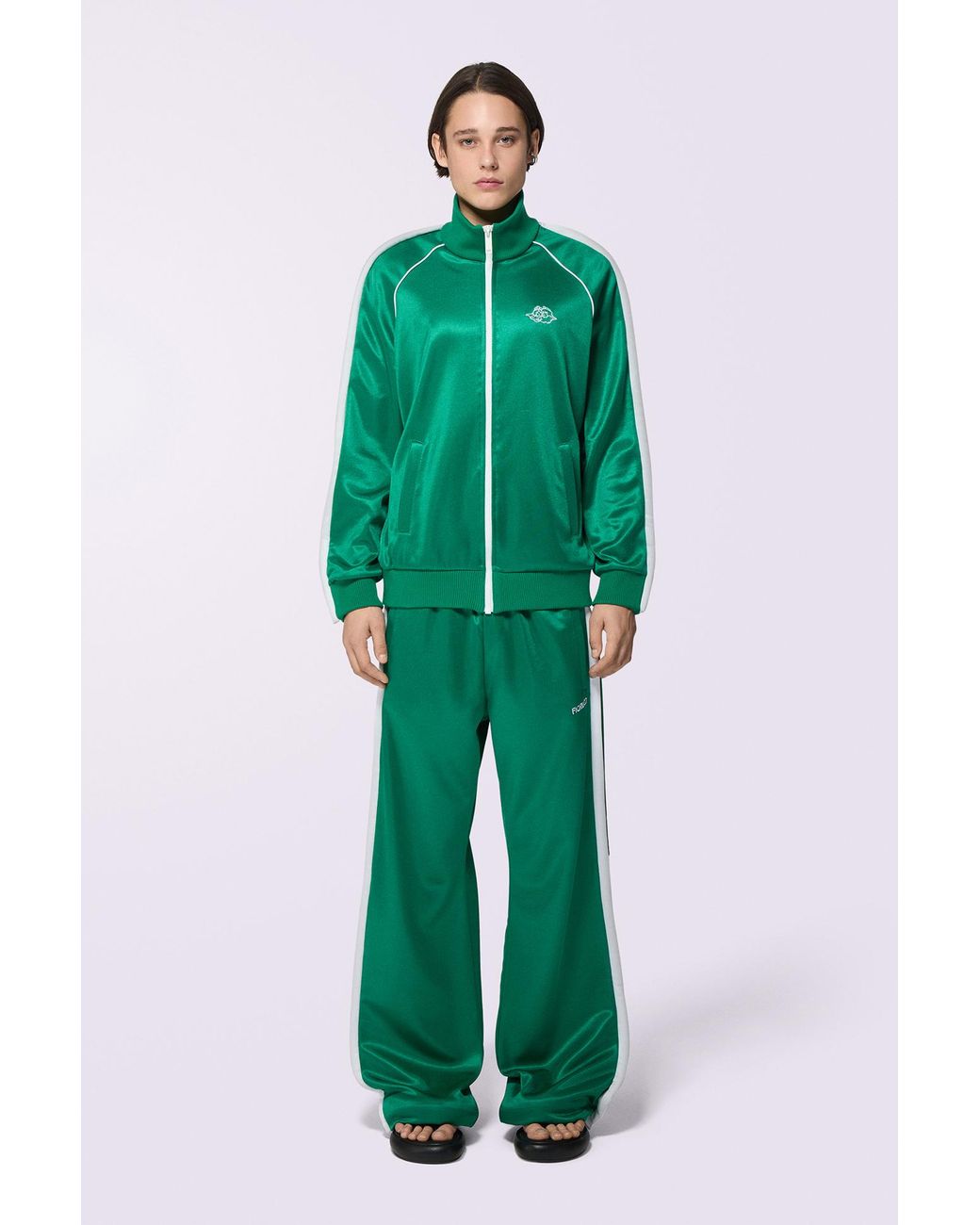 Fiorucci Green Tracksuit Sweatshirt for men