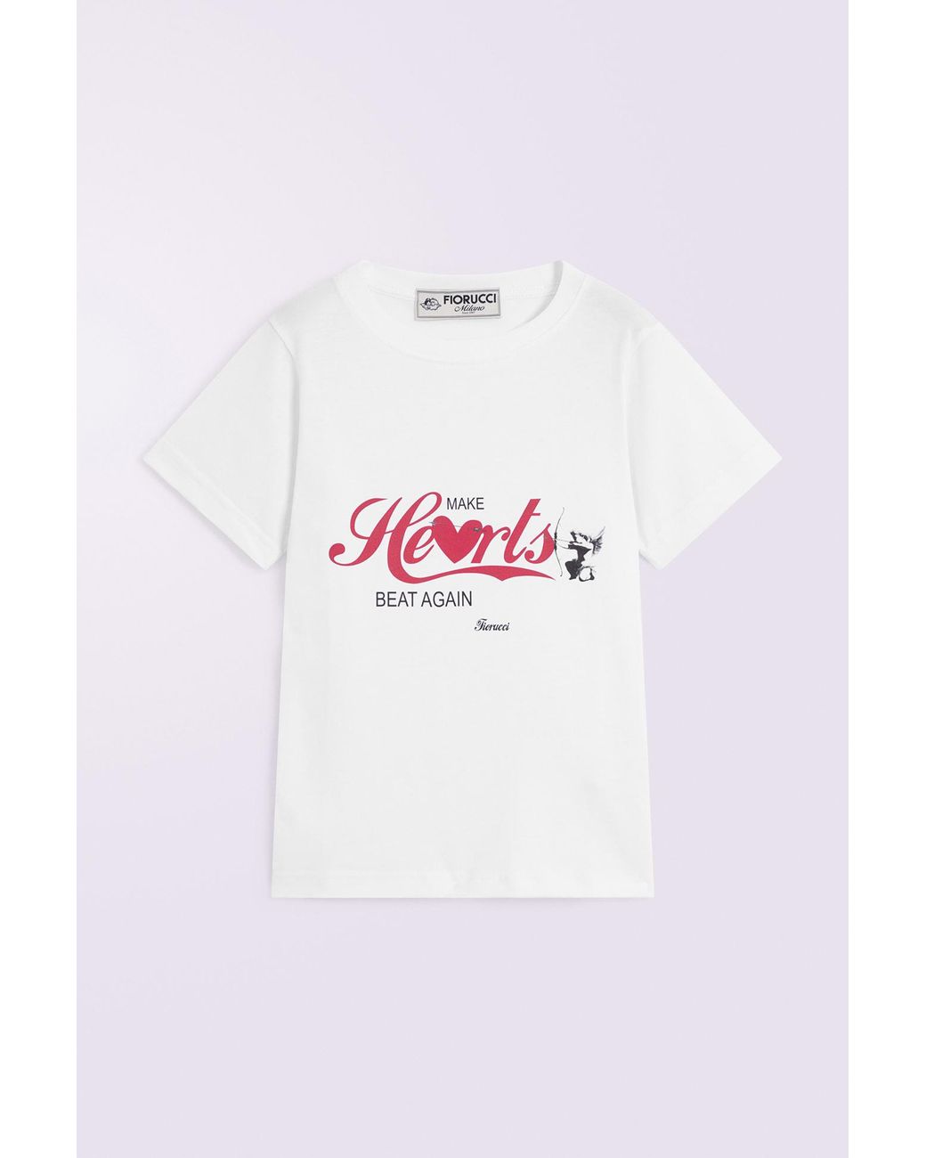 Fiorucci Pink Make Hearts Beat Again Baby T-Shirt