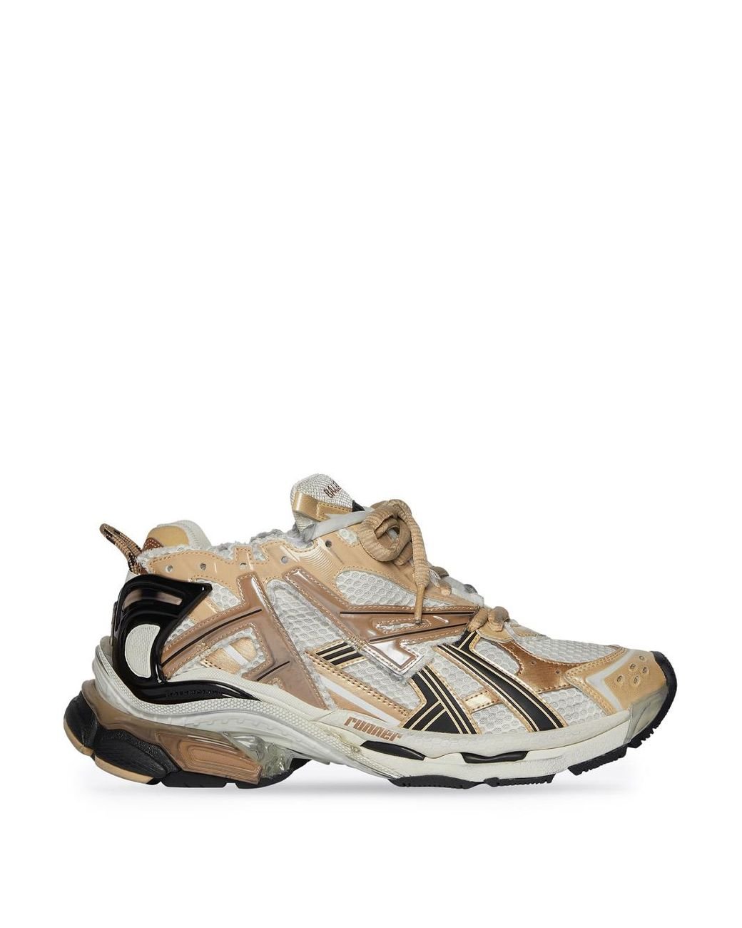Balenciaga Runner Low top Sneakers Brown in White for Men Lyst