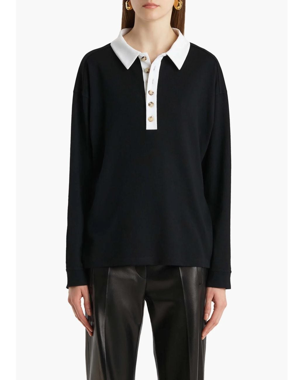 Khaite Black Faithful Top