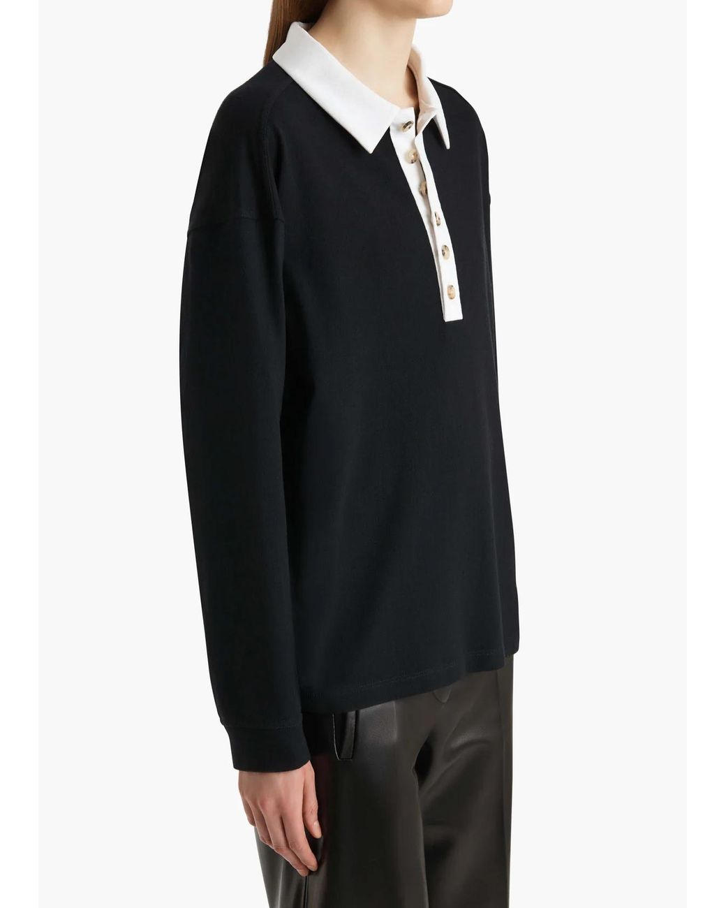 Khaite Black Faithful Top