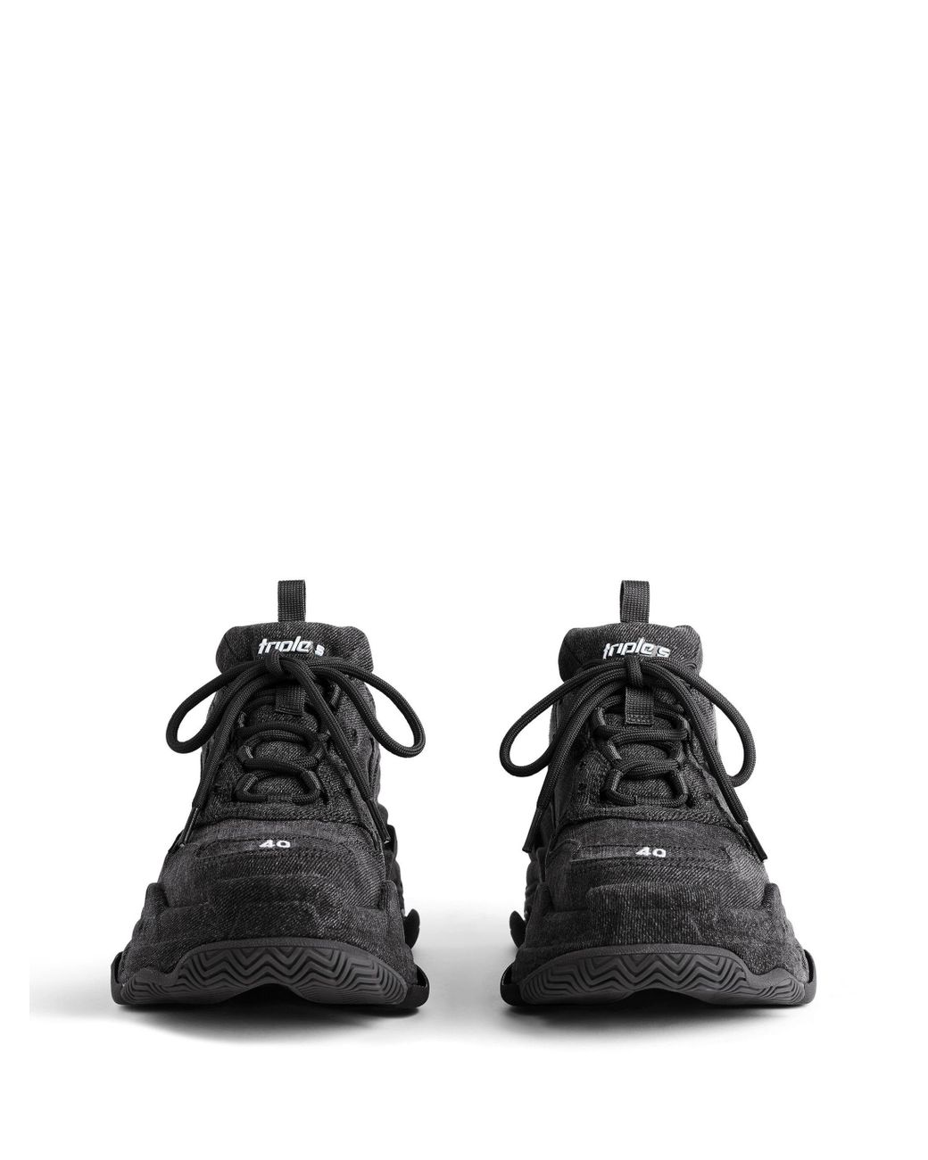 Balenciaga Triple S Sneakers in Black for Men | Lyst