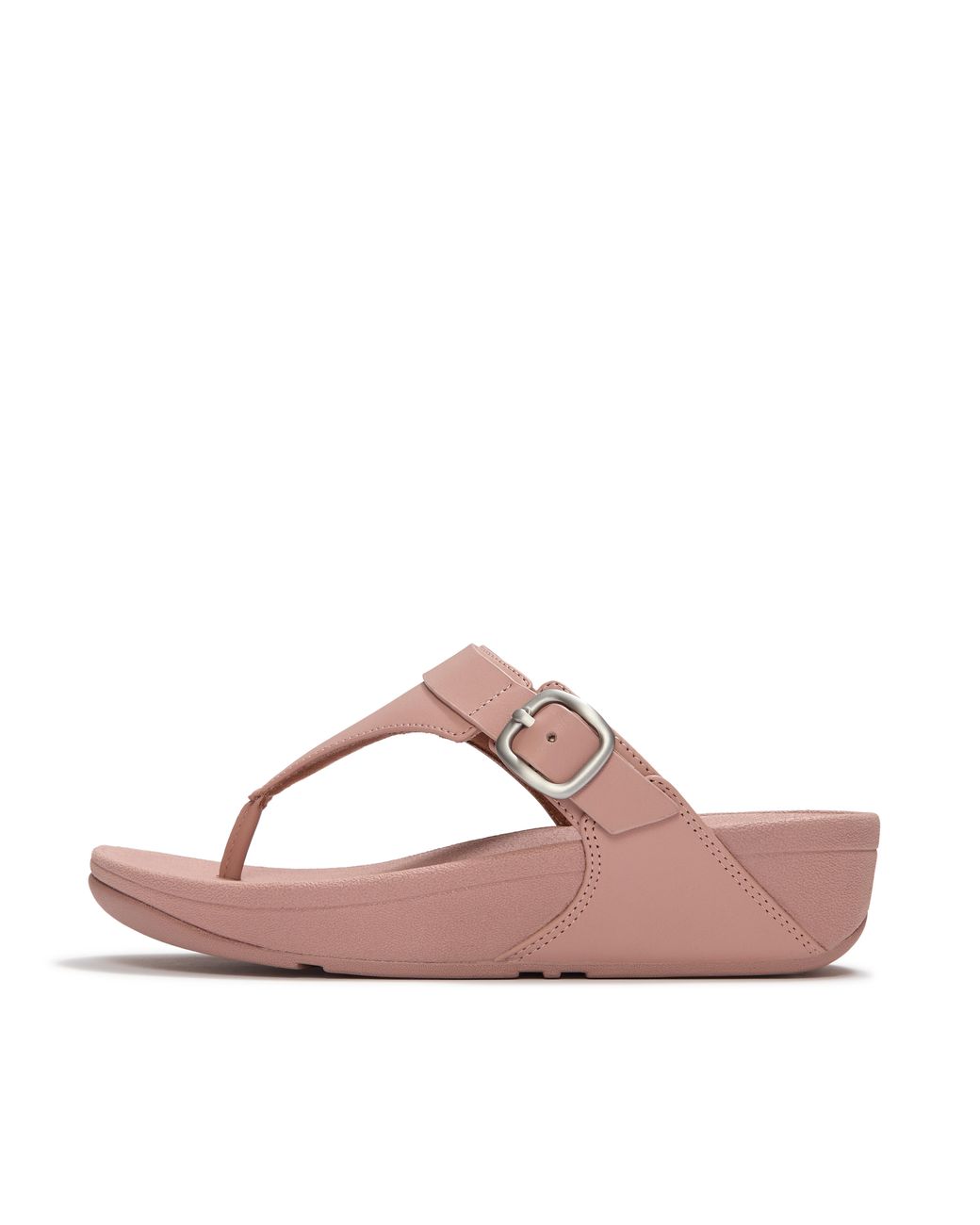 Fitflop Pink Lulu Leather Toe-Post Sandals