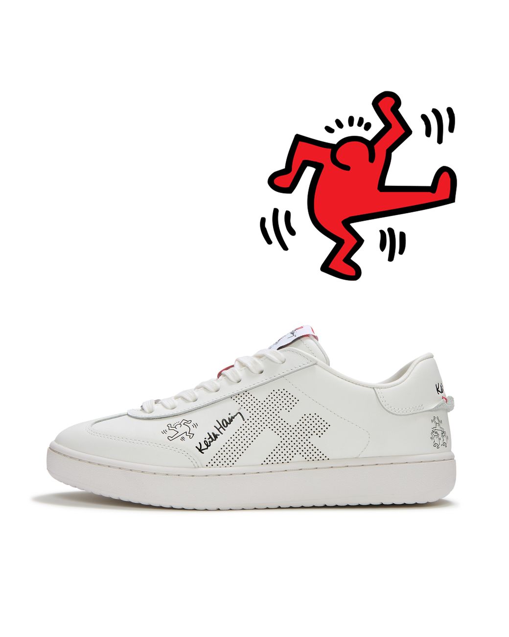 Fitflop White Dash X Keith Haring Trainers