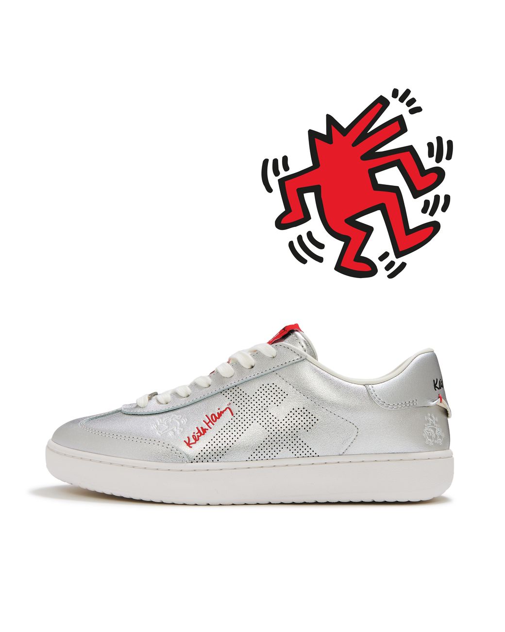 Fitflop White Dash X Keith Haring Trainers