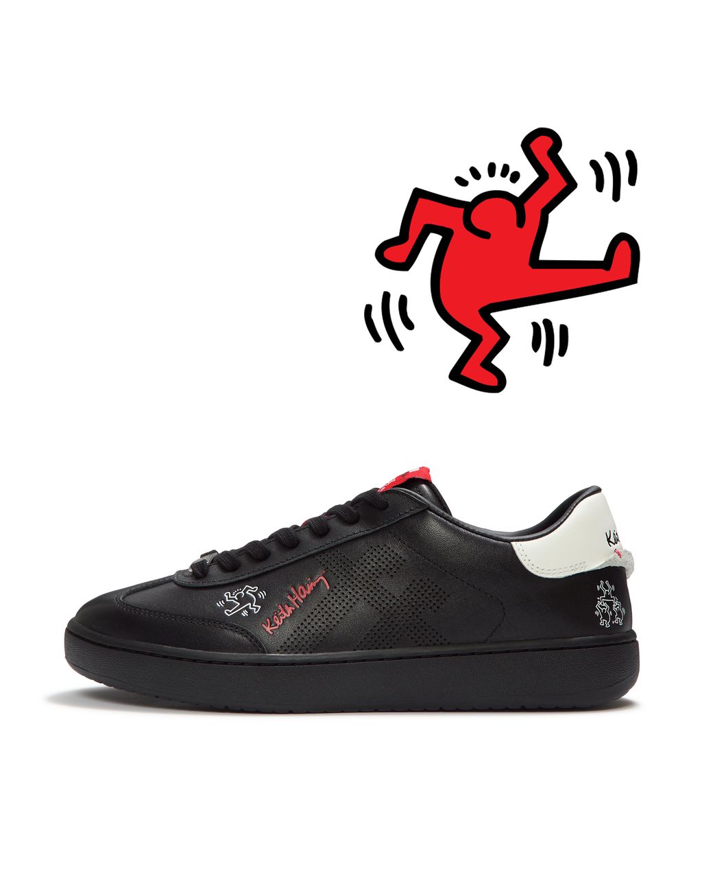 Fitflop Black Dash X Keith Haring Trainers
