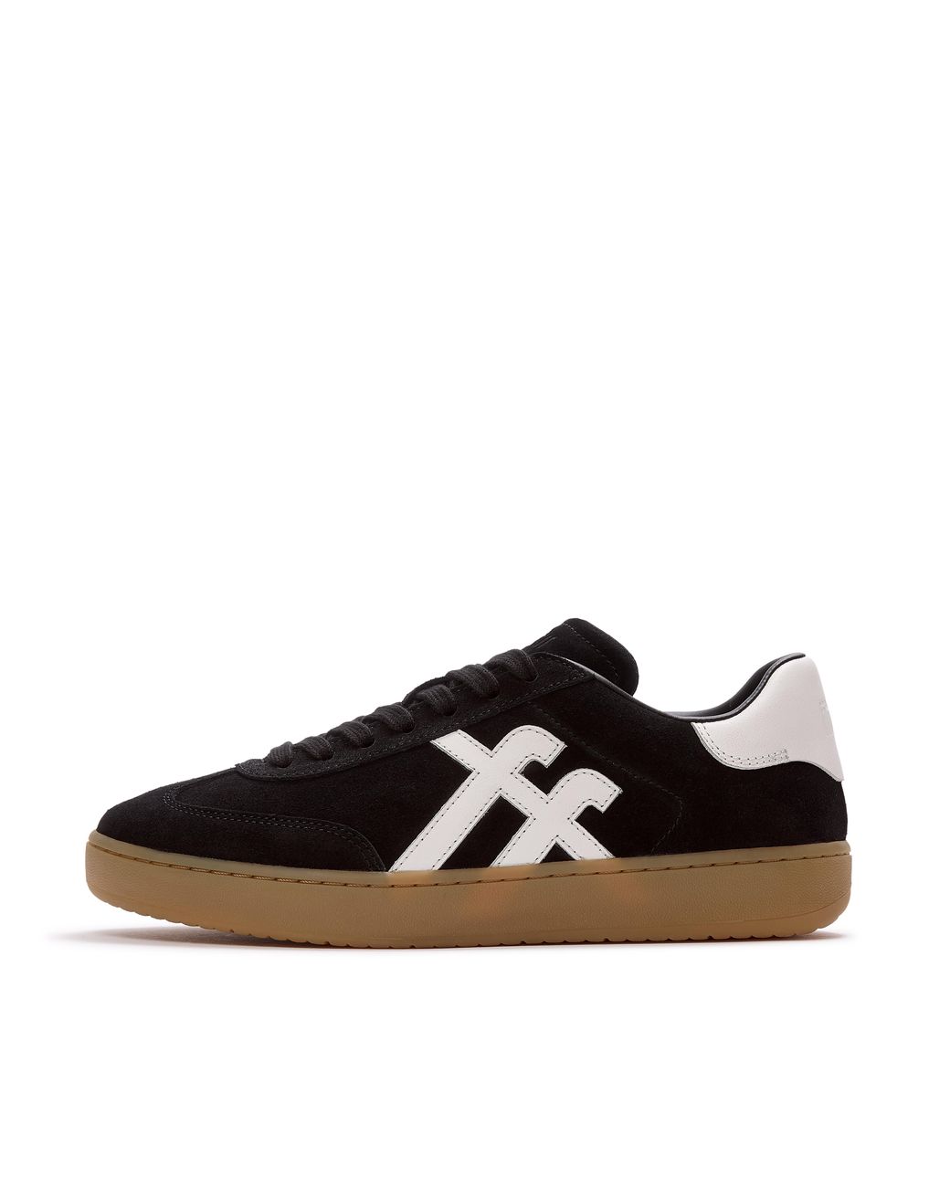 Fitflop Black The Dash T-Toe Suede Trainers Suede/Leather