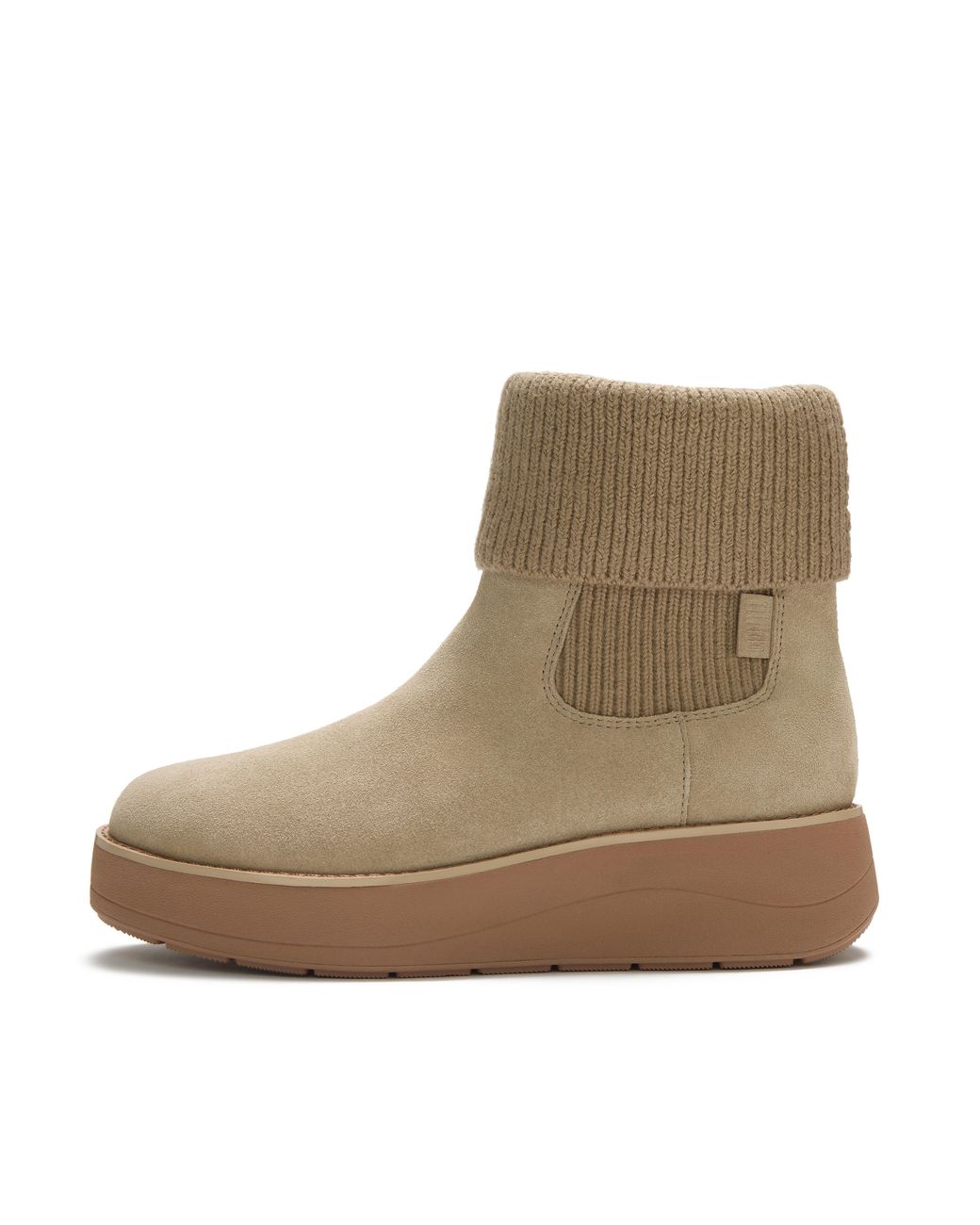 Fitflop Brown Gen-Ff Roam Suede Boots, Cappuccino, Size: Uk